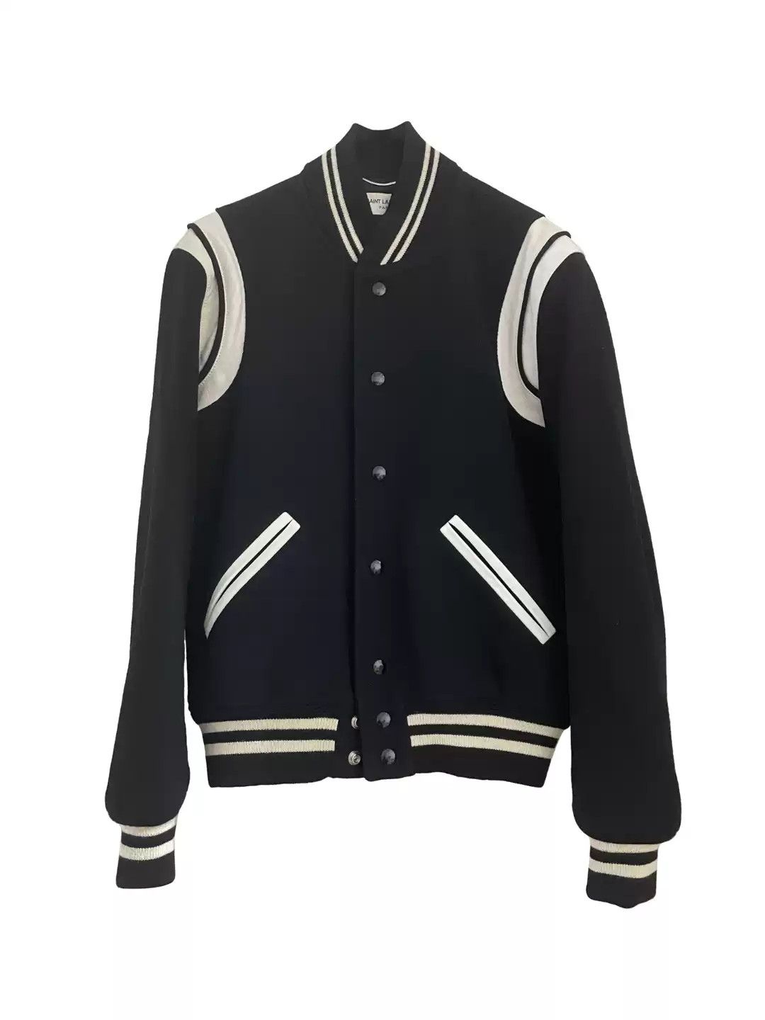 Saint Laurent 2016 Teddy Jacket Size 46 Black