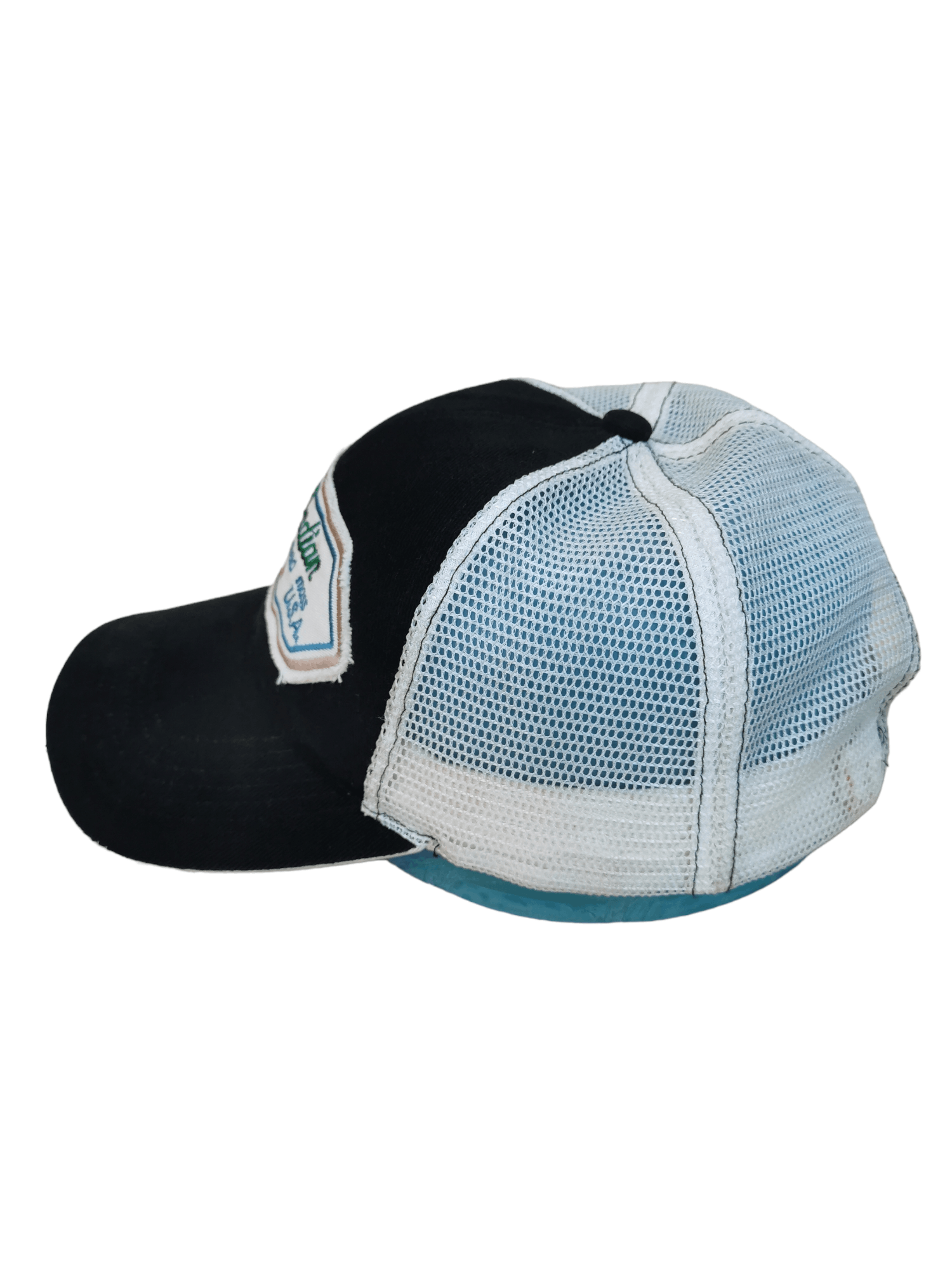 Native VINTAGE INDIAN MOTERCYCLES SPRINGFIELD MASS TRUCKER HAT CAP Size ONE SIZE - 2 Thumbnail