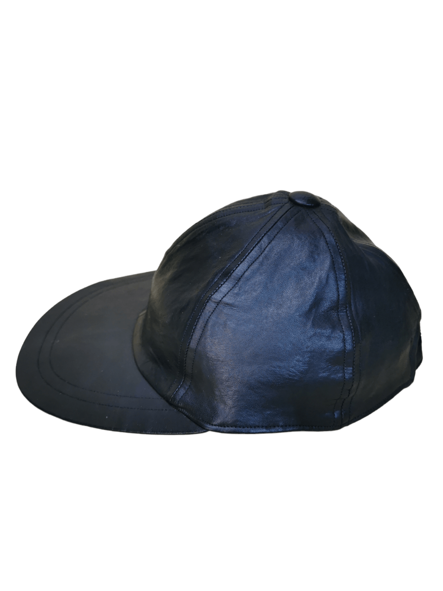 Leather VINTAGE KNOX NEW YORK LEATHER HAT CAP Size ONE SIZE - 2 Thumbnail