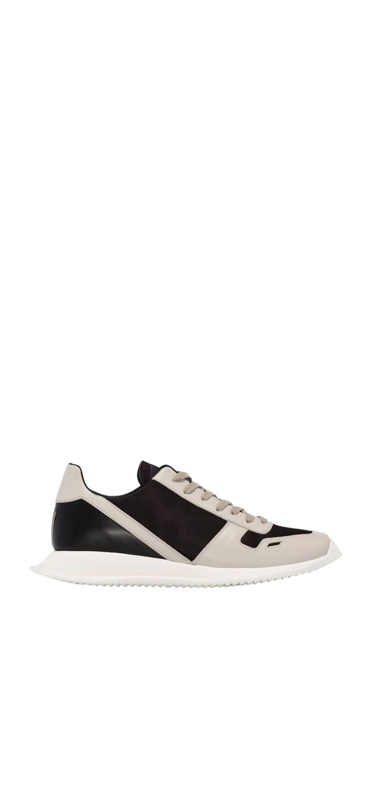 Rick Owens Leather Running Sneakers