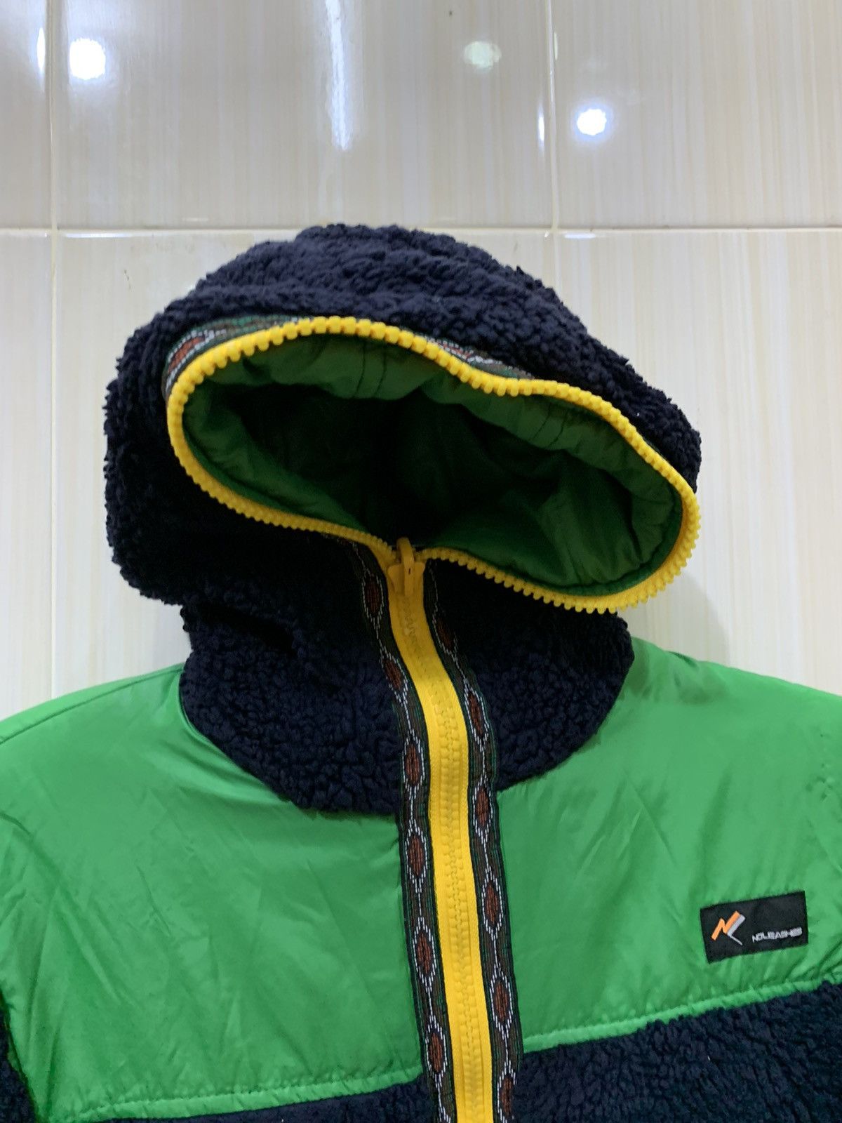Japanese Brand NO LEASHES FLEECE REVERSIBLE Fullzip Sweater Jacket Hoodie Size US M / EU 48-50 / 2 - 22 Thumbnail