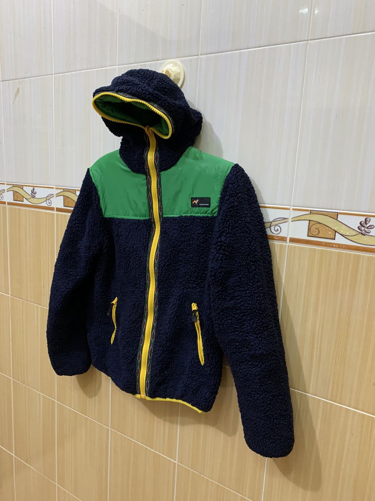 Japanese Brand NO LEASHES FLEECE REVERSIBLE Fullzip Sweater Jacket Hoodie Size US M / EU 48-50 / 2 - 6 Thumbnail