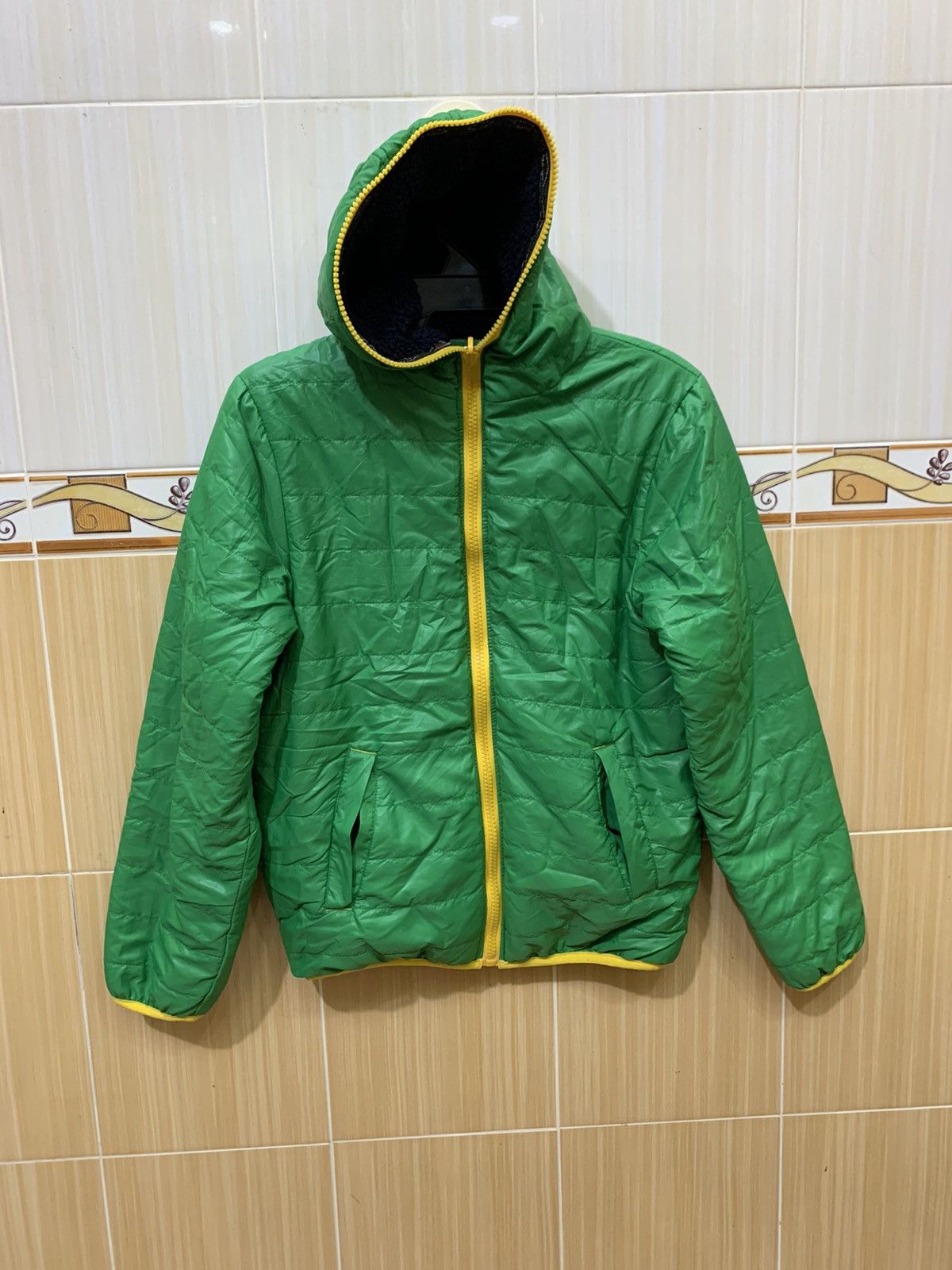 Japanese Brand NO LEASHES FLEECE REVERSIBLE Fullzip Sweater Jacket Hoodie Size US M / EU 48-50 / 2 - 4 Thumbnail