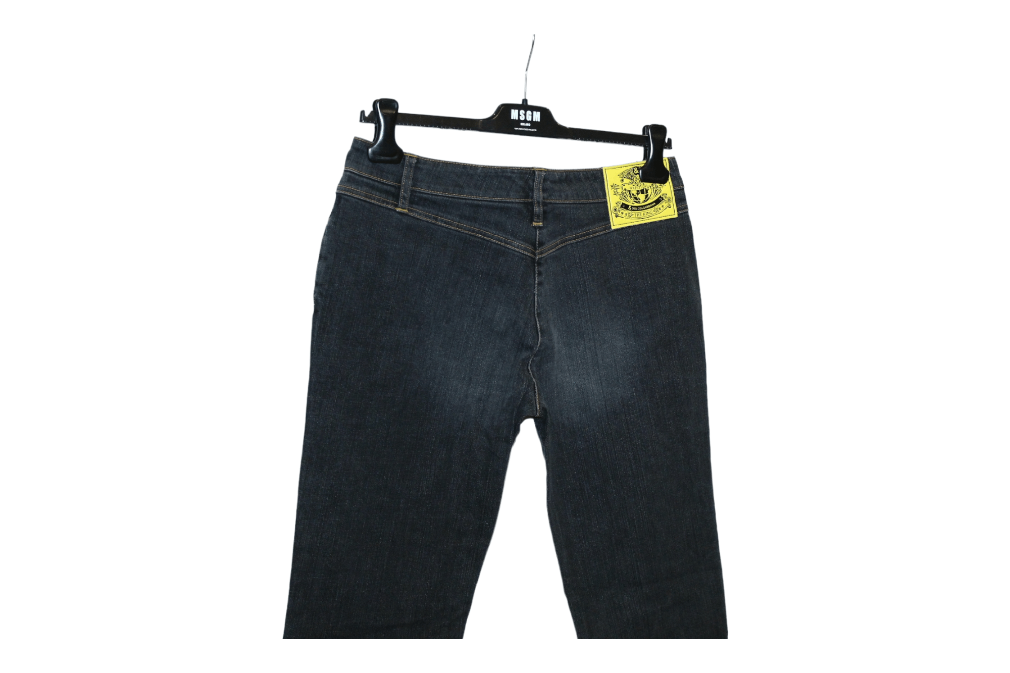 Dolce & Gabbana 💥VTG D&G x WWE Jerry "The King" Lawler Faded Denim Jeans Size US 30 / EU 46 - 4 Thumbnail
