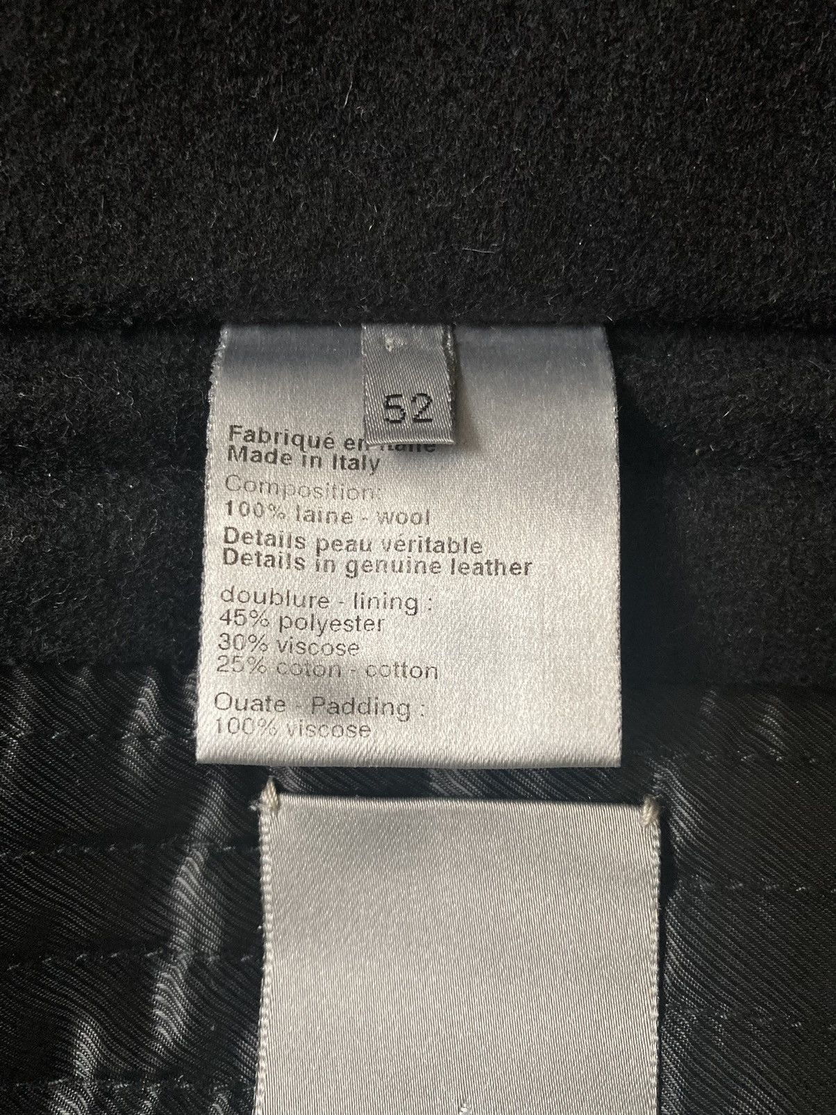 Dior × Hedi Slimane A/W 2004 “VOTC” Biker Jacket Size US L / EU 52-54 / 3 - 18 Thumbnail