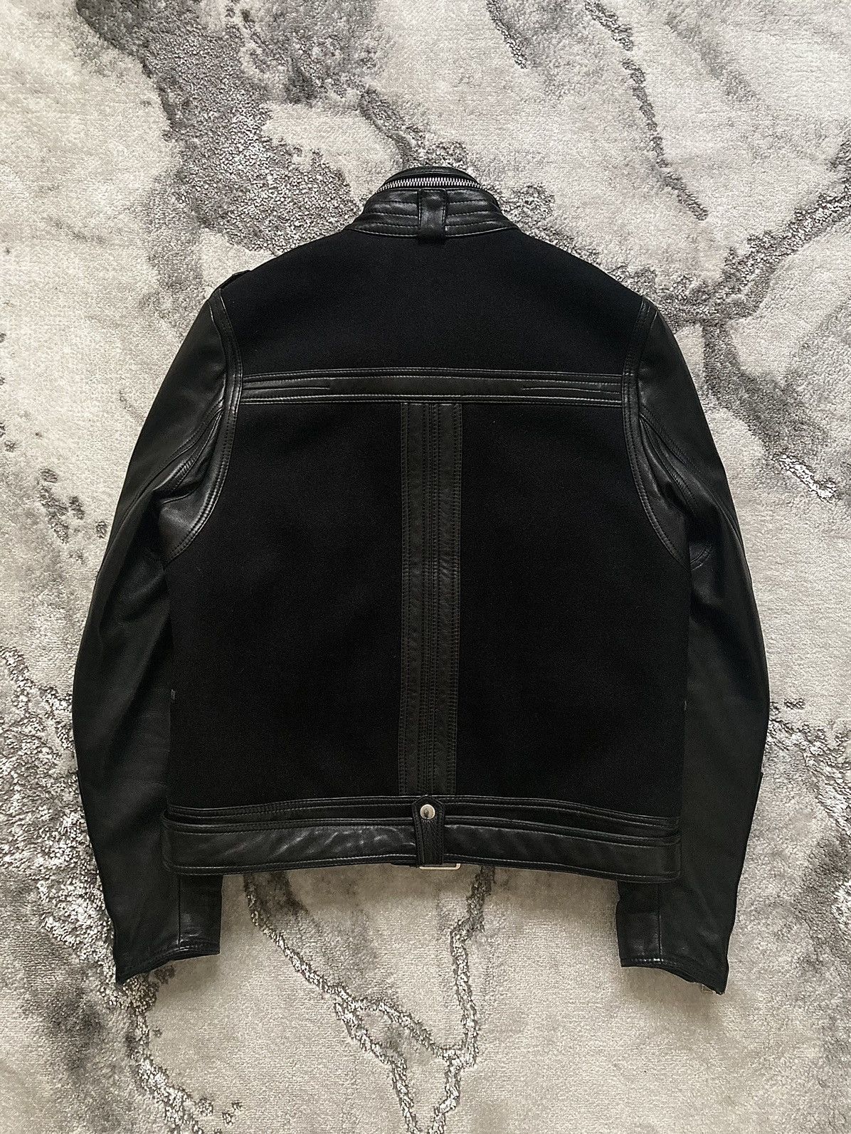 Dior × Hedi Slimane A/W 2004 “VOTC” Biker Jacket Size US L / EU 52-54 / 3 - 6 Thumbnail