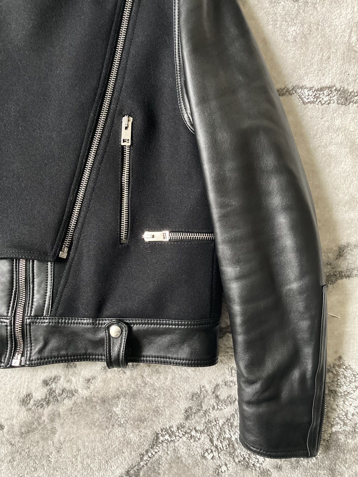 Dior × Hedi Slimane A/W 2004 “VOTC” Biker Jacket Size US L / EU 52-54 / 3 - 15 Thumbnail