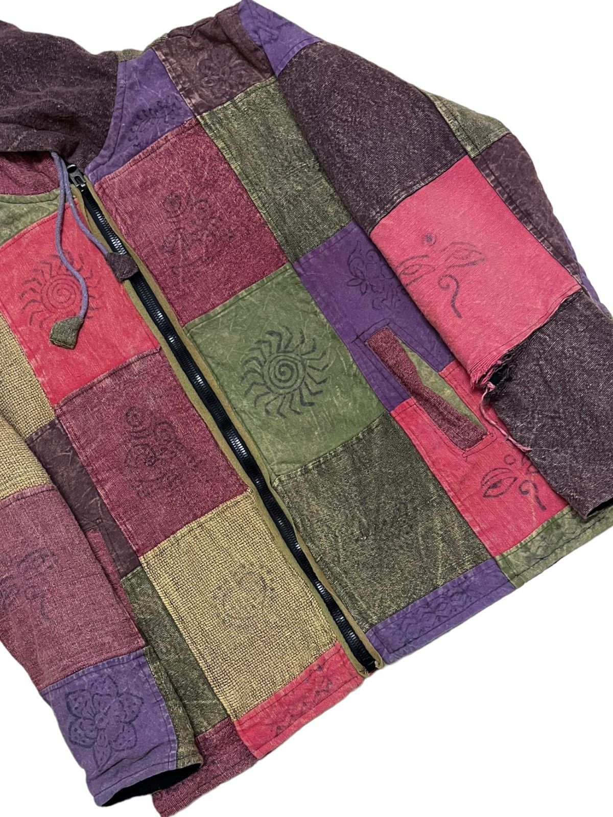 Beauty Beast Rare Vintage Designer Japan Colour Block Art Jacket Size US M / EU 48-50 / 2 - 3 Thumbnail
