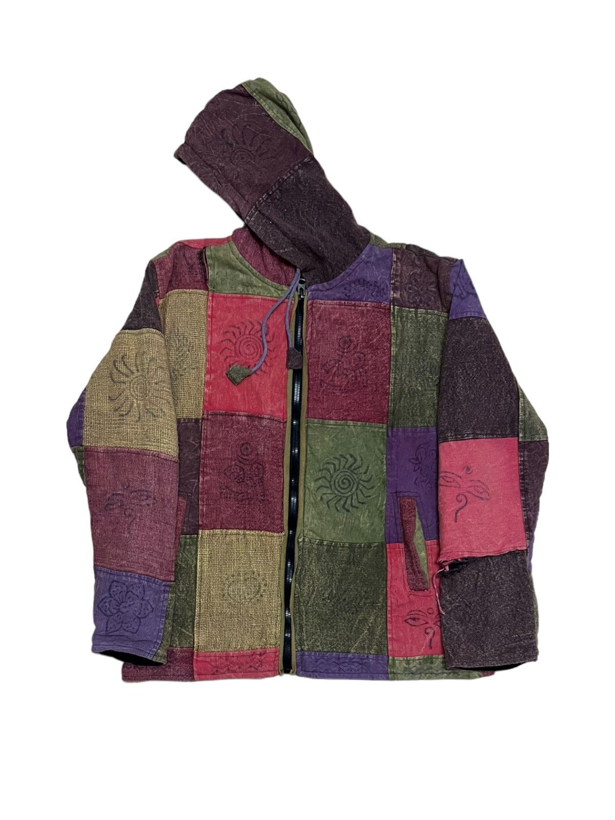 Beauty Beast Rare Vintage Designer Japan Colour Block Art Jacket Size US M / EU 48-50 / 2 - 1 Thumbnail