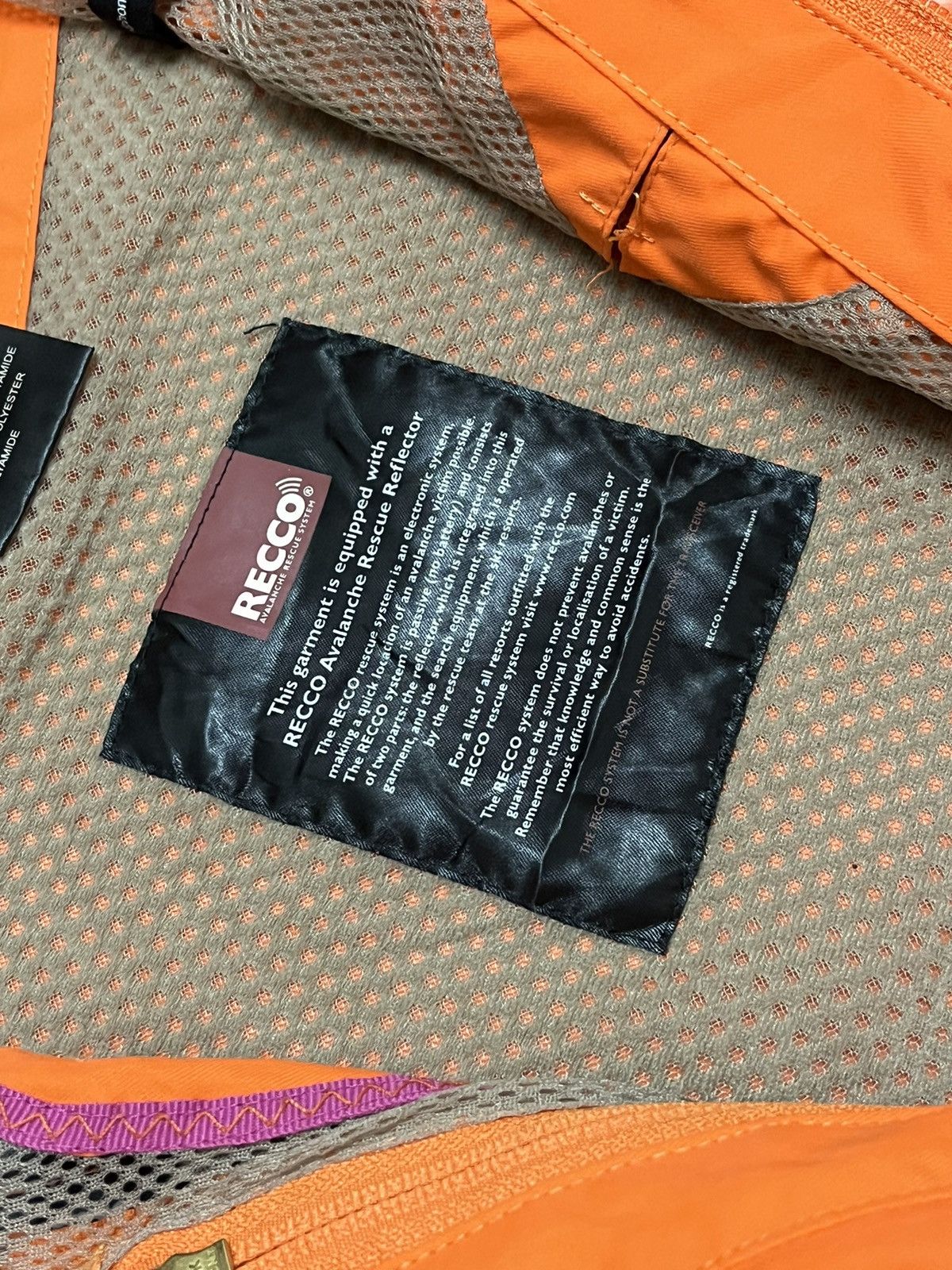 Sessions Rare Designer Sessions Orange Jacket With Rescue Reflector Size US L / EU 52-54 / 3 - 13 Thumbnail