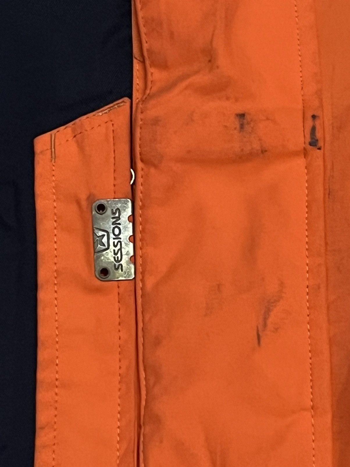 Sessions Rare Designer Sessions Orange Jacket With Rescue Reflector Size US L / EU 52-54 / 3 - 11 Thumbnail
