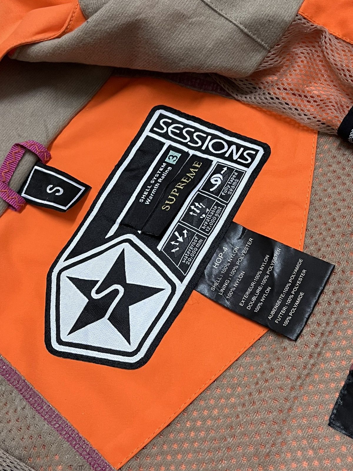 Sessions Rare Designer Sessions Orange Jacket With Rescue Reflector Size US L / EU 52-54 / 3 - 14 Thumbnail
