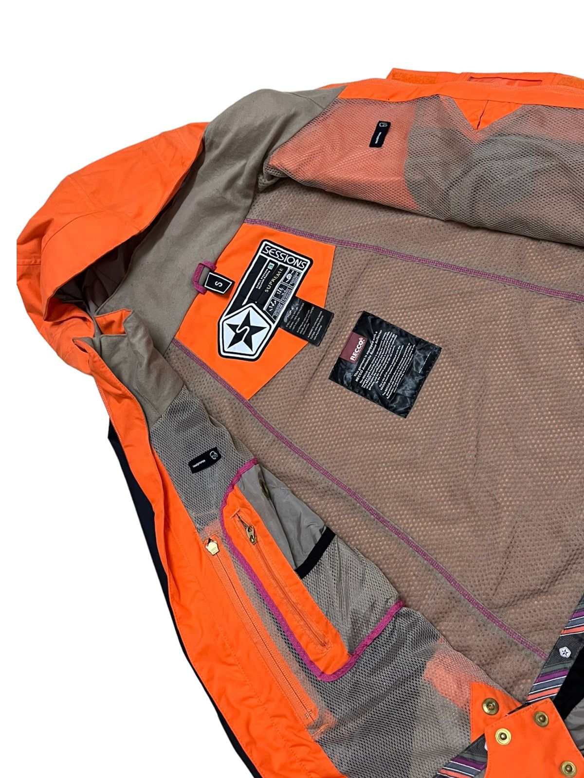 Sessions Rare Designer Sessions Orange Jacket With Rescue Reflector Size US L / EU 52-54 / 3 - 8 Thumbnail