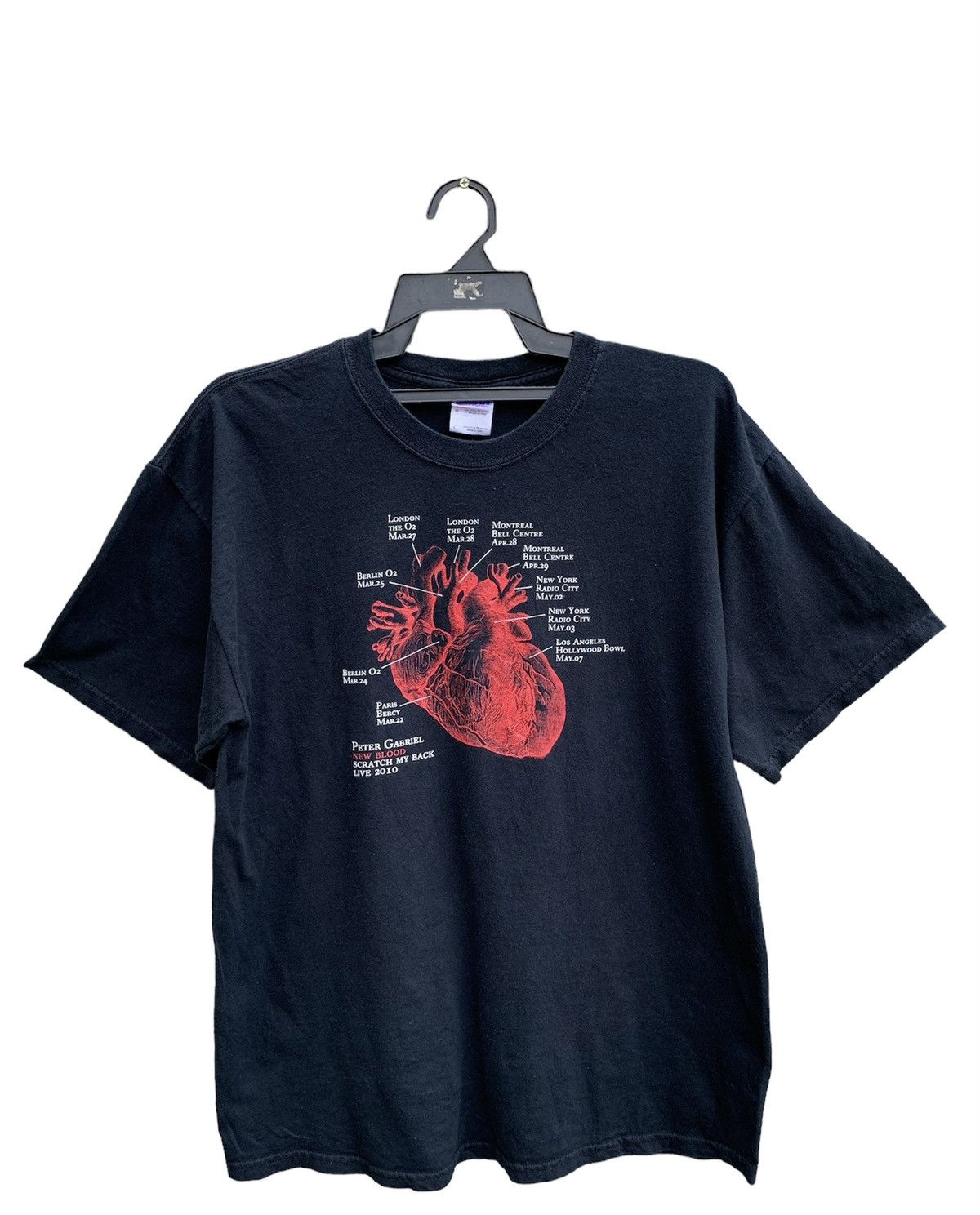 Band Tees Peter Gabriel New Blood Stratch My Back Live 2010 Tee Size US L / EU 52-54 / 3 - 1 Thumbnail