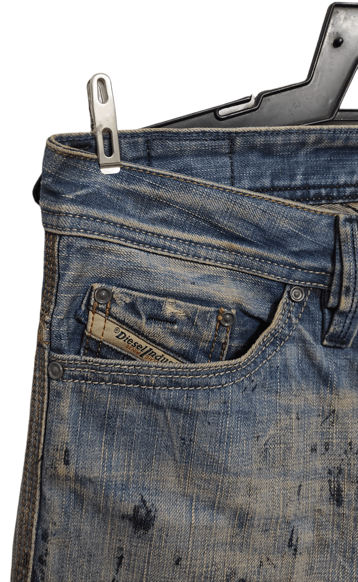 Diesel Archive DIESEL THANAZ Painter Rare Jeans Italy Size US 28 / EU 44 - 10 Thumbnail