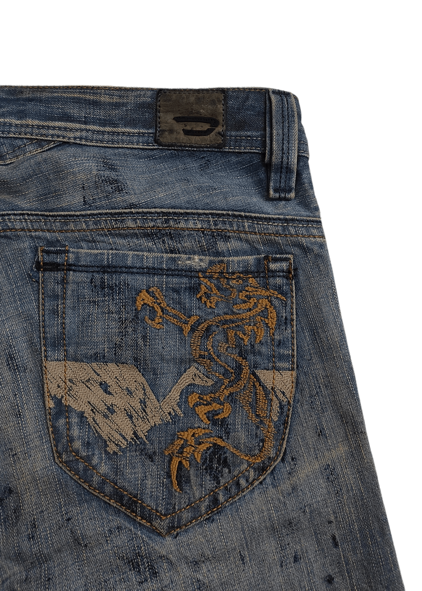 Diesel Archive DIESEL THANAZ Painter Rare Jeans Italy Size US 28 / EU 44 - 3 Thumbnail