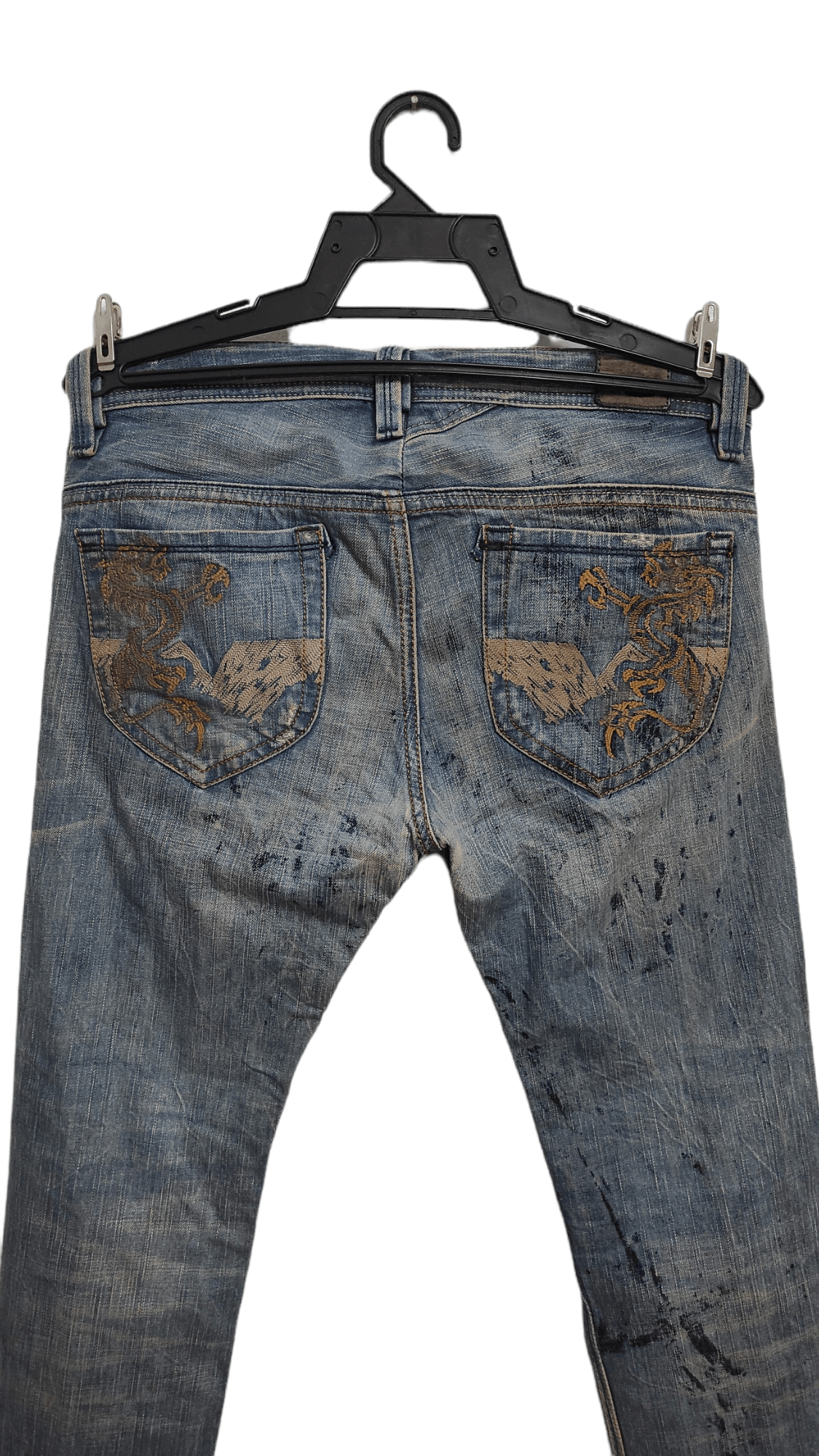 Diesel Archive DIESEL THANAZ Painter Rare Jeans Italy Size US 28 / EU 44 - 14 Thumbnail