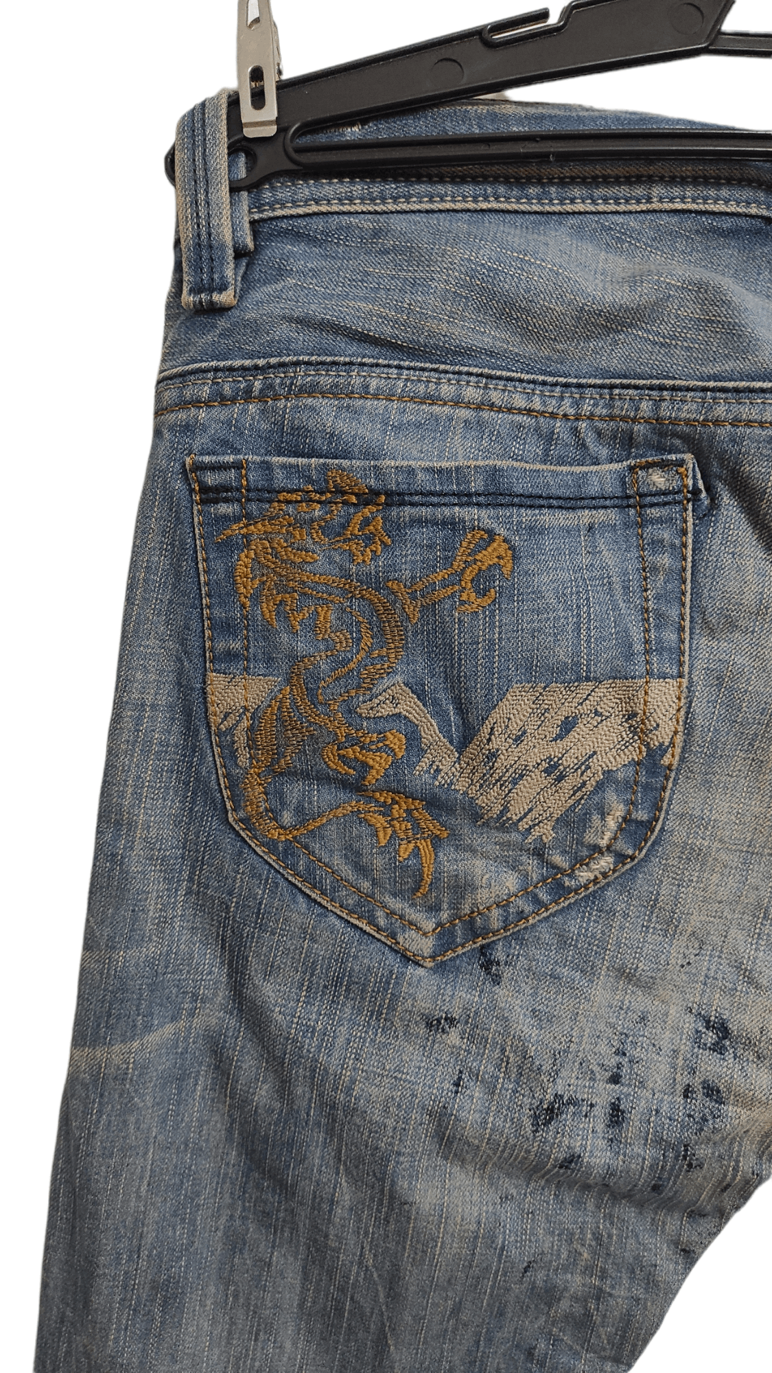 Diesel Archive DIESEL THANAZ Painter Rare Jeans Italy Size US 28 / EU 44 - 15 Thumbnail