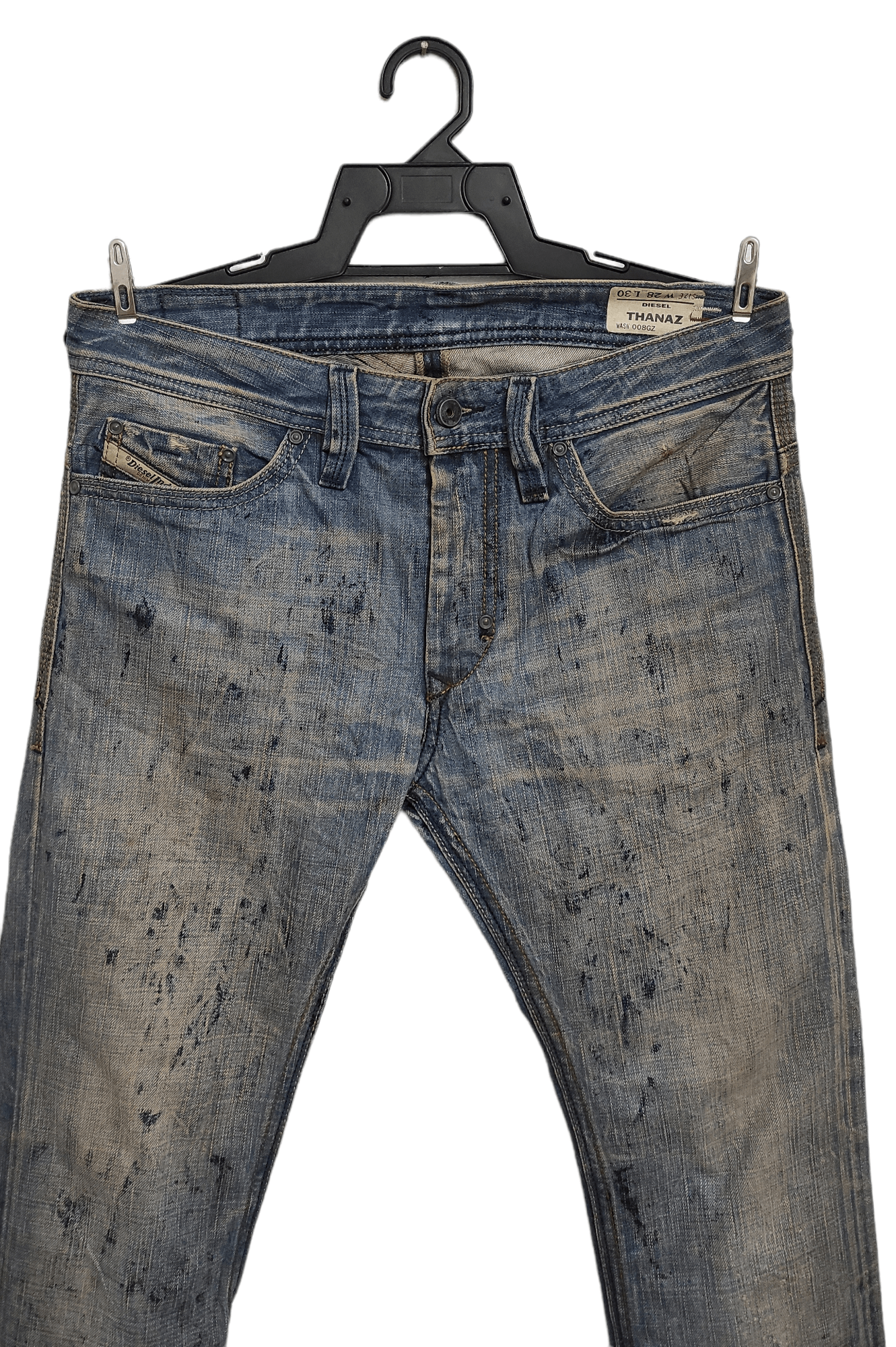 Diesel Archive DIESEL THANAZ Painter Rare Jeans Italy Size US 28 / EU 44 - 8 Thumbnail