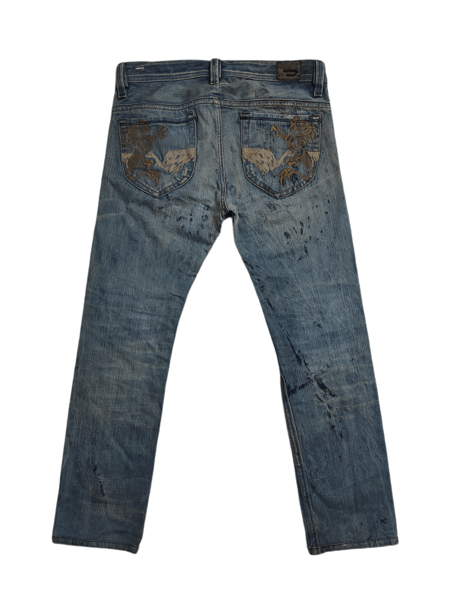 Diesel Archive DIESEL THANAZ Painter Rare Jeans Italy Size US 28 / EU 44 - 2 Thumbnail
