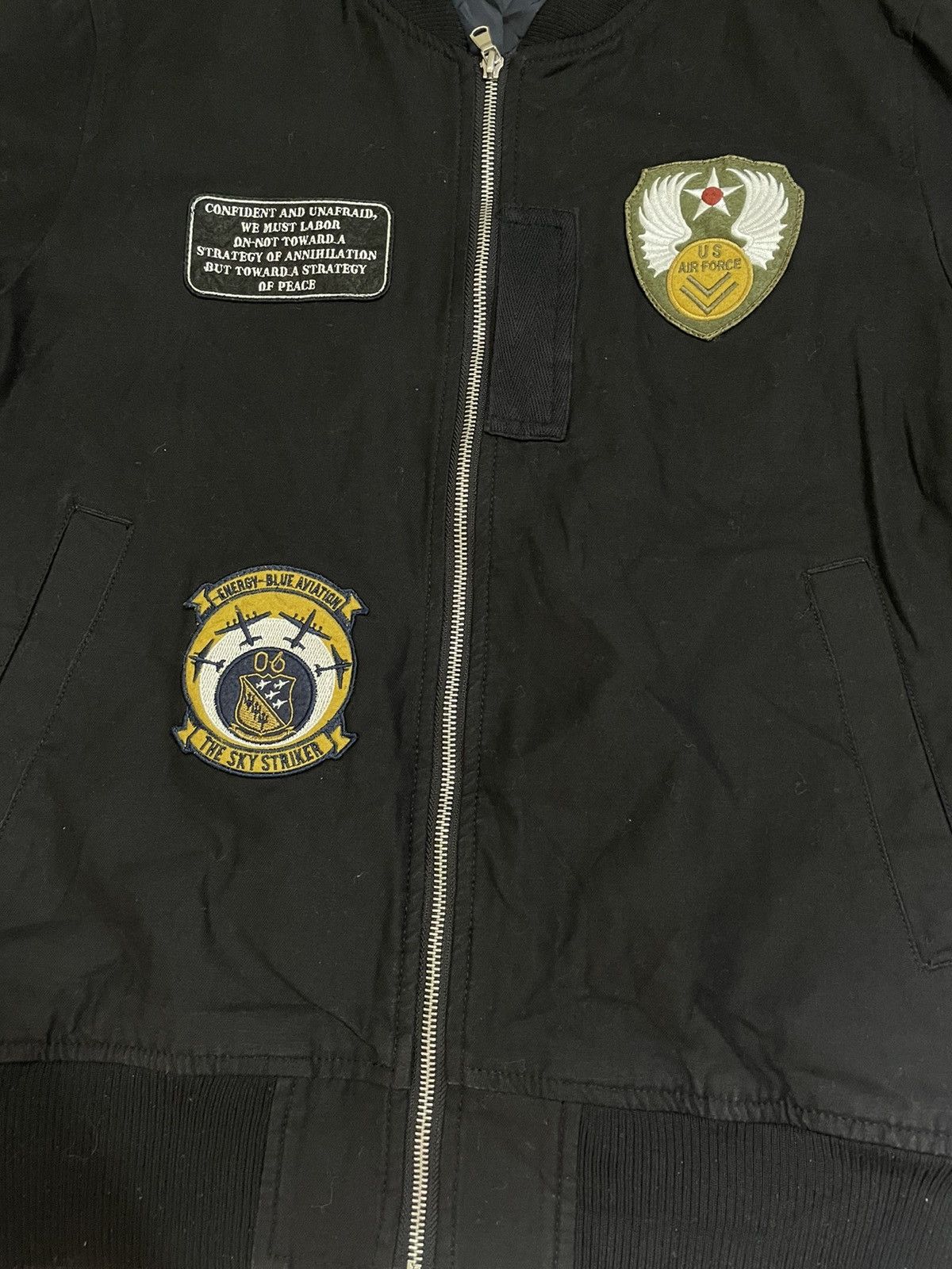 Vintage Vintage Bomber Jacket Patch Design Army Size US M / EU 48-50 / 2 - 9 Thumbnail