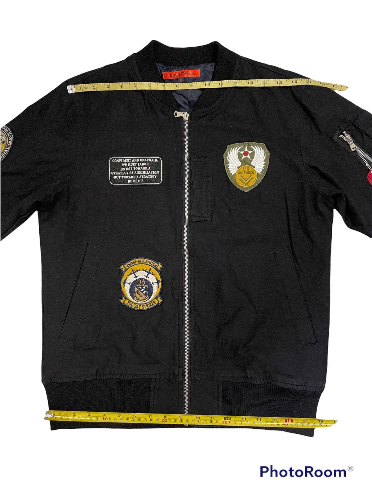 Vintage Vintage Bomber Jacket Patch Design Army Size US M / EU 48-50 / 2 - 7 Thumbnail