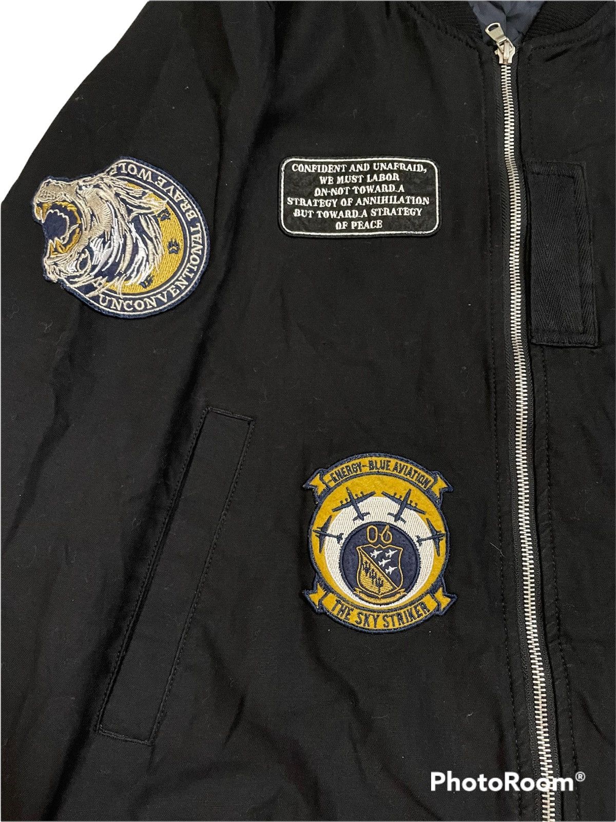 Vintage Vintage Bomber Jacket Patch Design Army Size US M / EU 48-50 / 2 - 11 Thumbnail