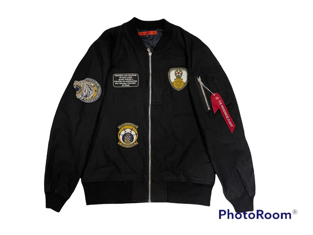Vintage Vintage Bomber Jacket Patch Design Army Size US M / EU 48-50 / 2 - 2 Thumbnail
