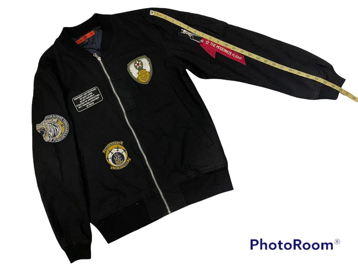 Vintage Vintage Bomber Jacket Patch Design Army Size US M / EU 48-50 / 2 - 8 Thumbnail