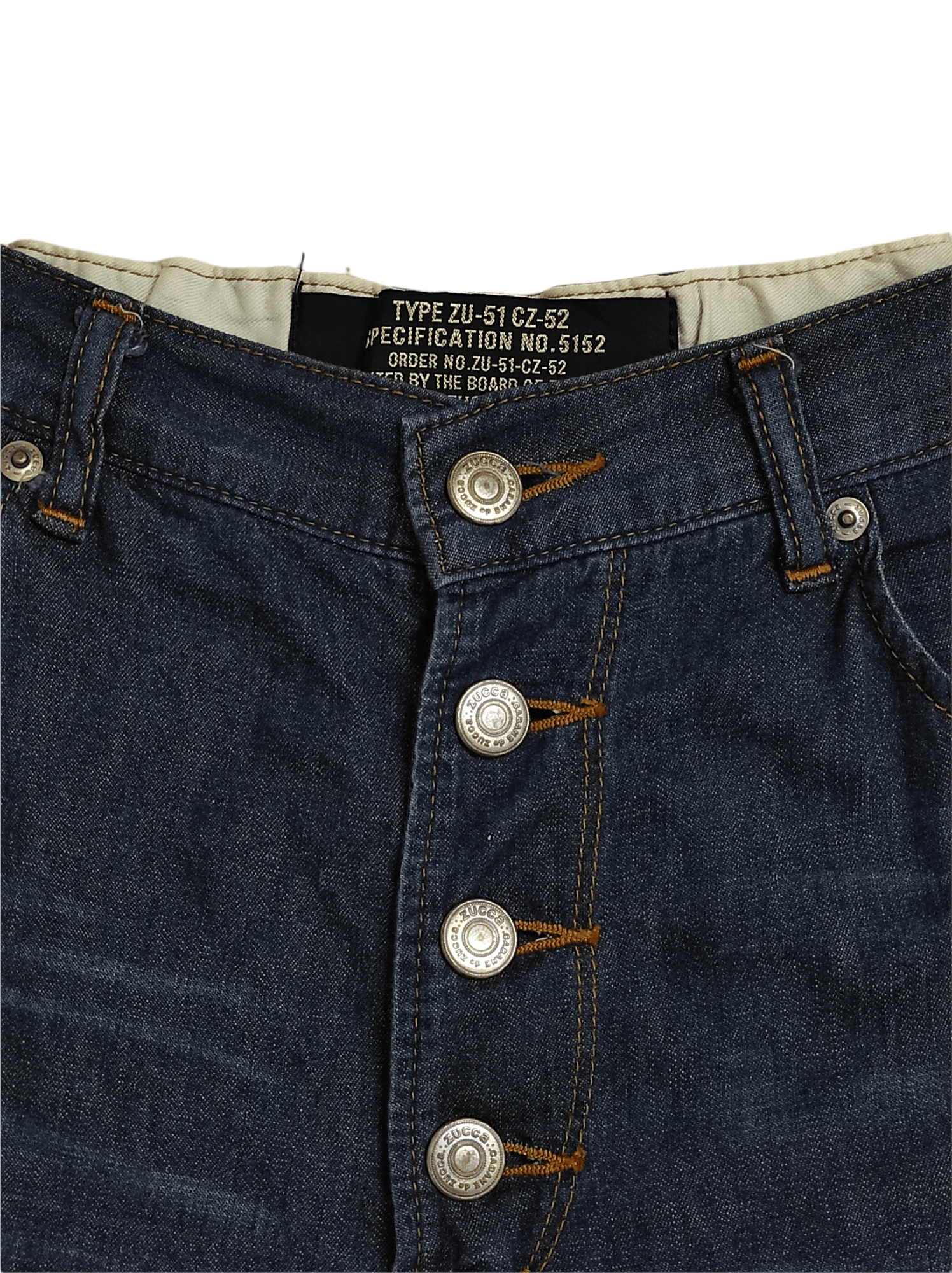 CABANE de ZUCCa CABANE DE ZUCCA outside Button Indigo Dye jeans Size US 28 / EU 44 - 8 Thumbnail
