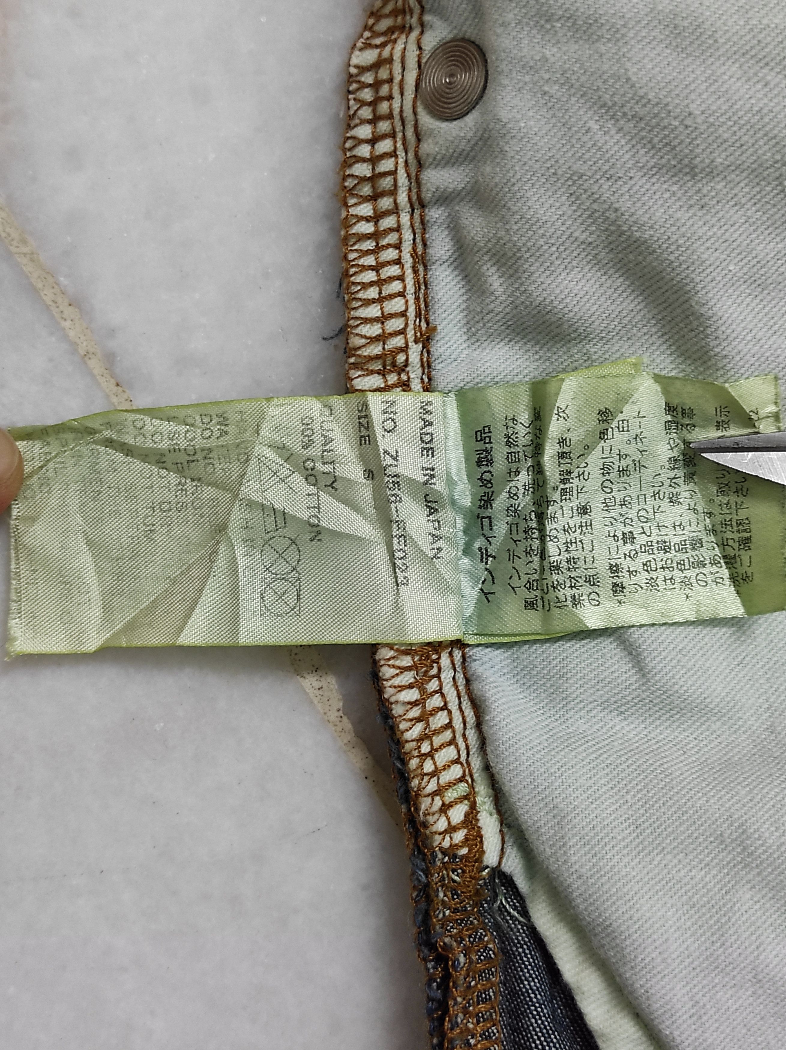 CABANE de ZUCCa CABANE DE ZUCCA outside Button Indigo Dye jeans Size US 28 / EU 44 - 5 Thumbnail
