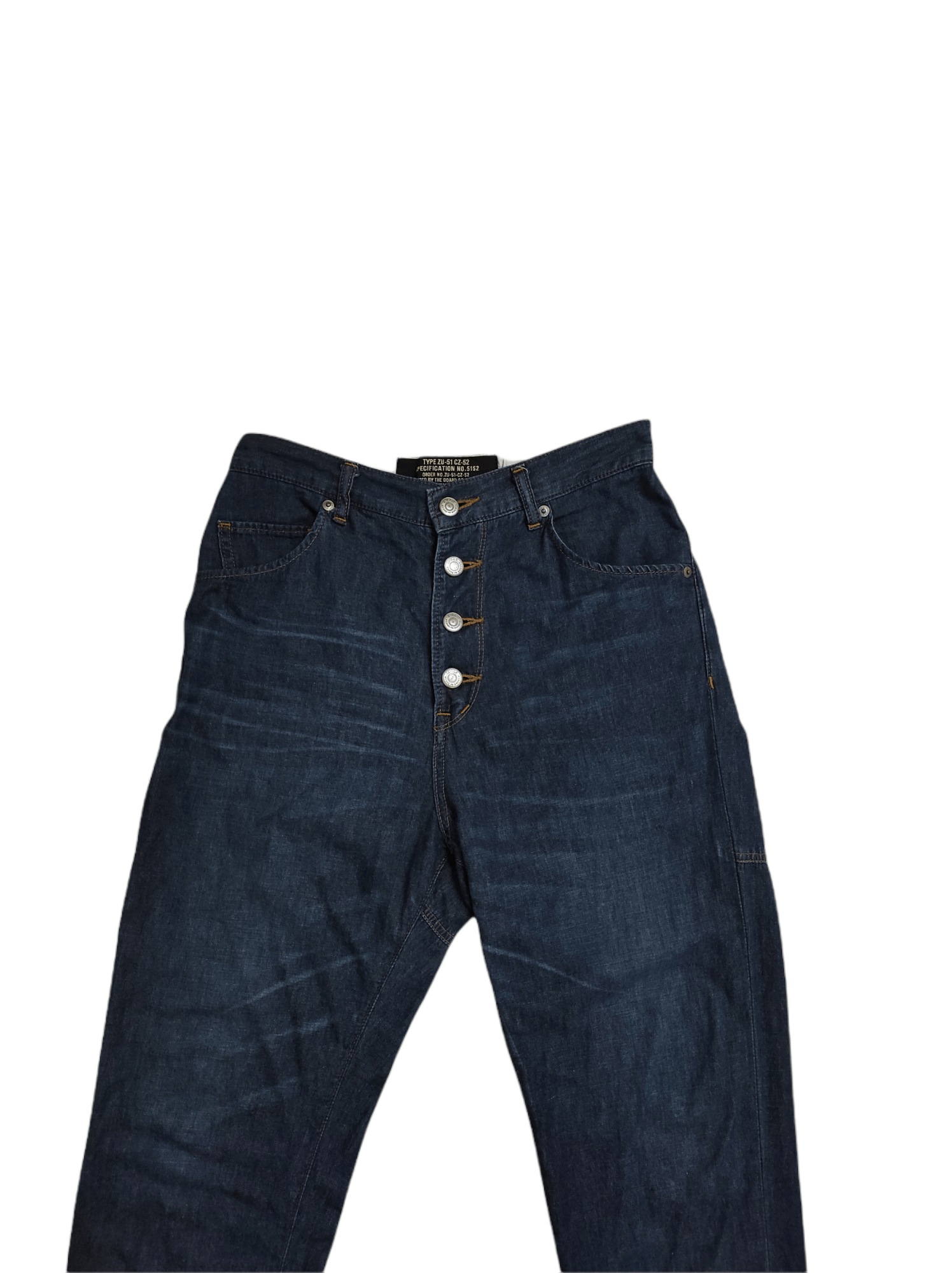 CABANE de ZUCCa CABANE DE ZUCCA outside Button Indigo Dye jeans Size US 28 / EU 44 - 7 Thumbnail