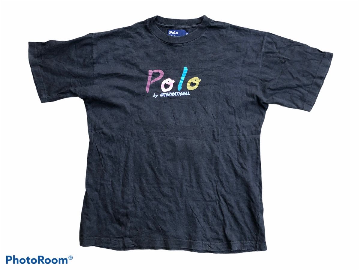 POLO INTERNATIONAL T-SHIRT BIG LOGO PRINT