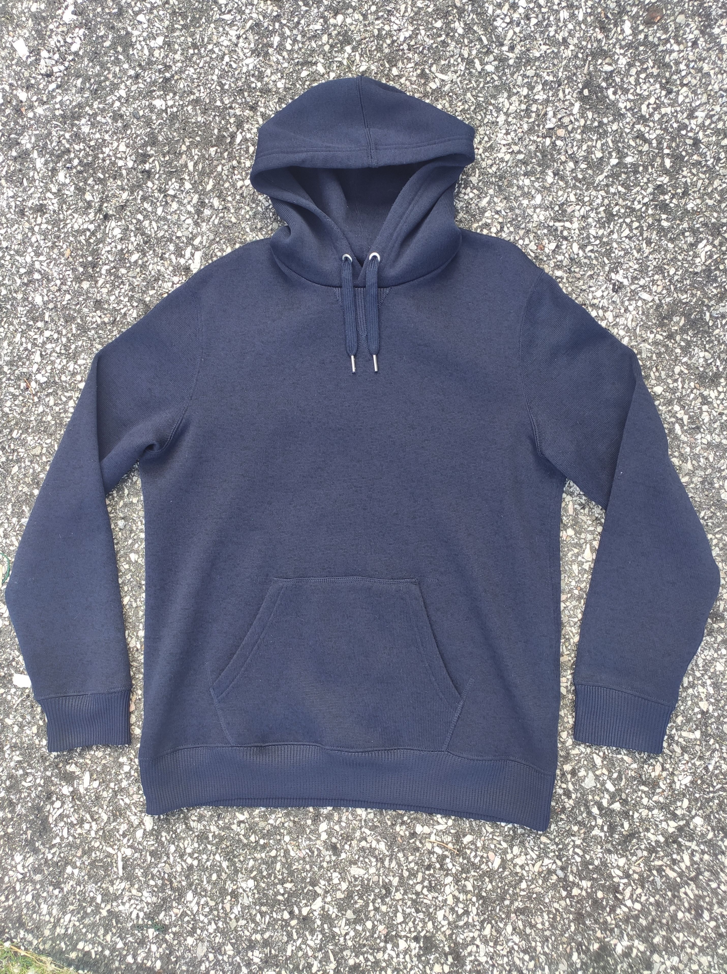 Japanese Brand × Uniqlo GU Plain Blue Black Pullover Hoodie Size US L / EU 52-54 / 3 - 1 Thumbnail