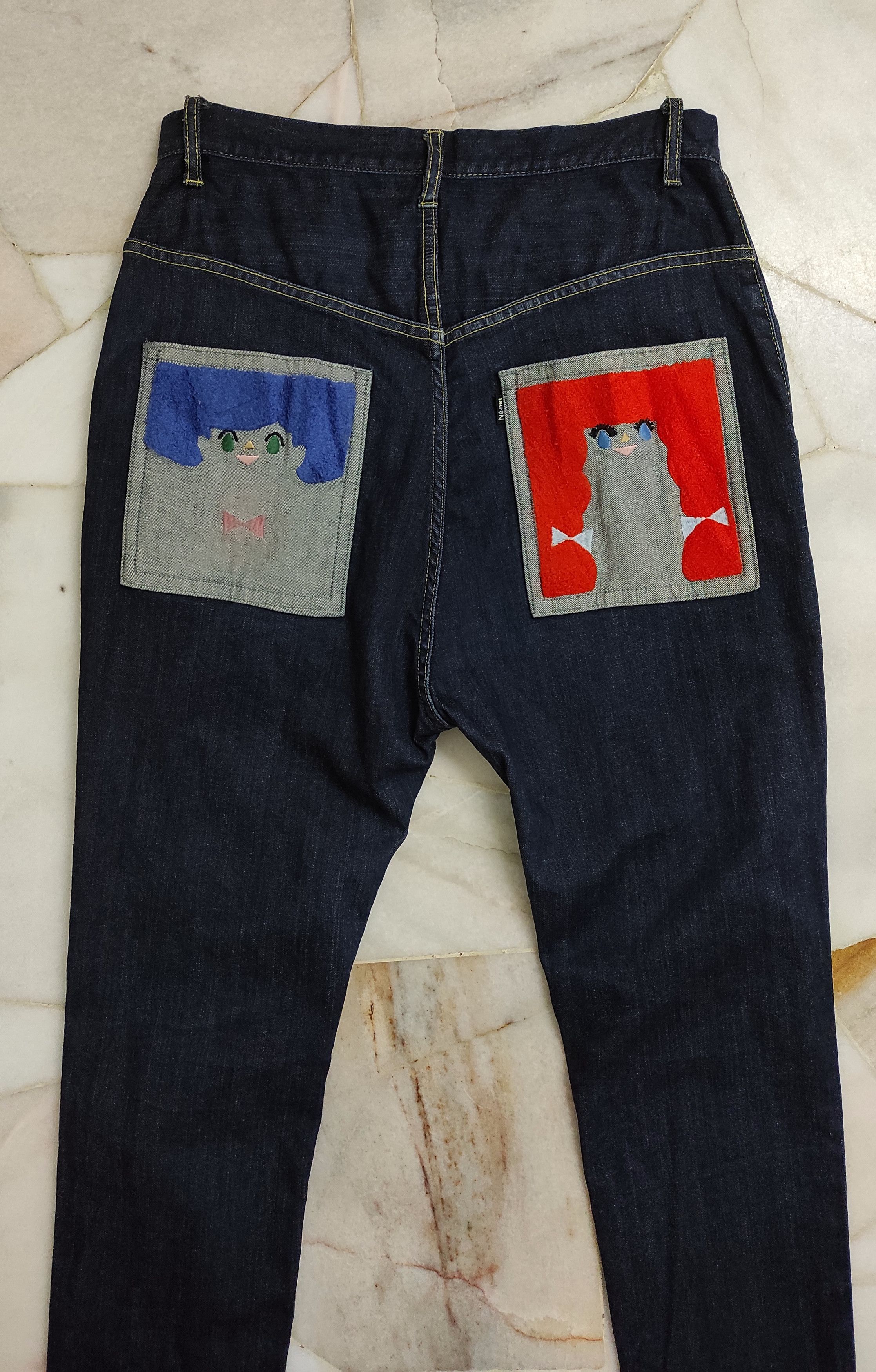 Ne-Net Archive Ne-net Issey Miyake High Rise Motive Jeans Size US 30 / EU 46 - 7 Thumbnail