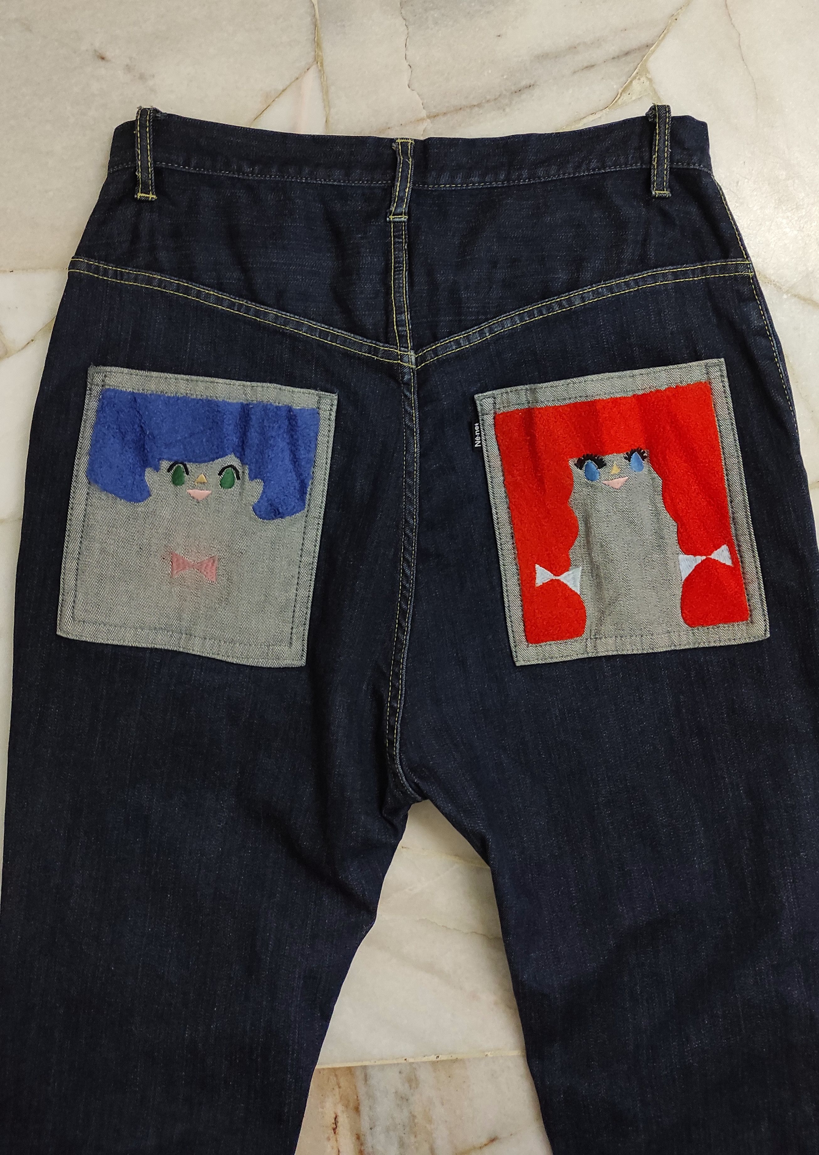 Ne-Net Archive Ne-net Issey Miyake High Rise Motive Jeans Size US 30 / EU 46 - 8 Thumbnail
