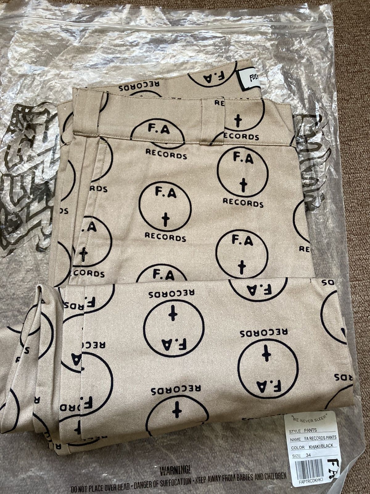 Fucking Awesome FA Records pants | Grailed