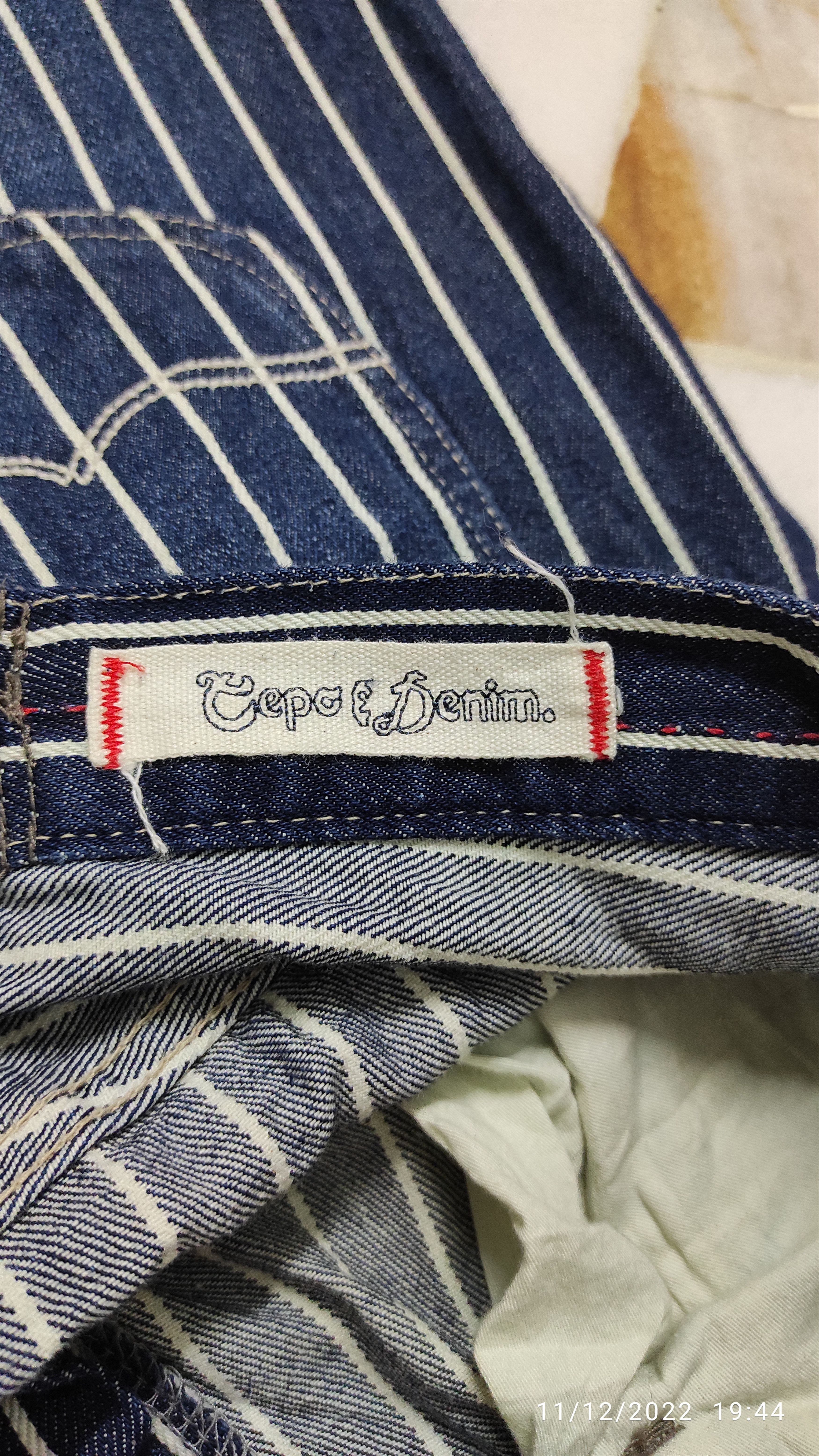 Japanese Brand Cepo Union Made Wabash cropped denim pants Size US 31 - 3 Thumbnail