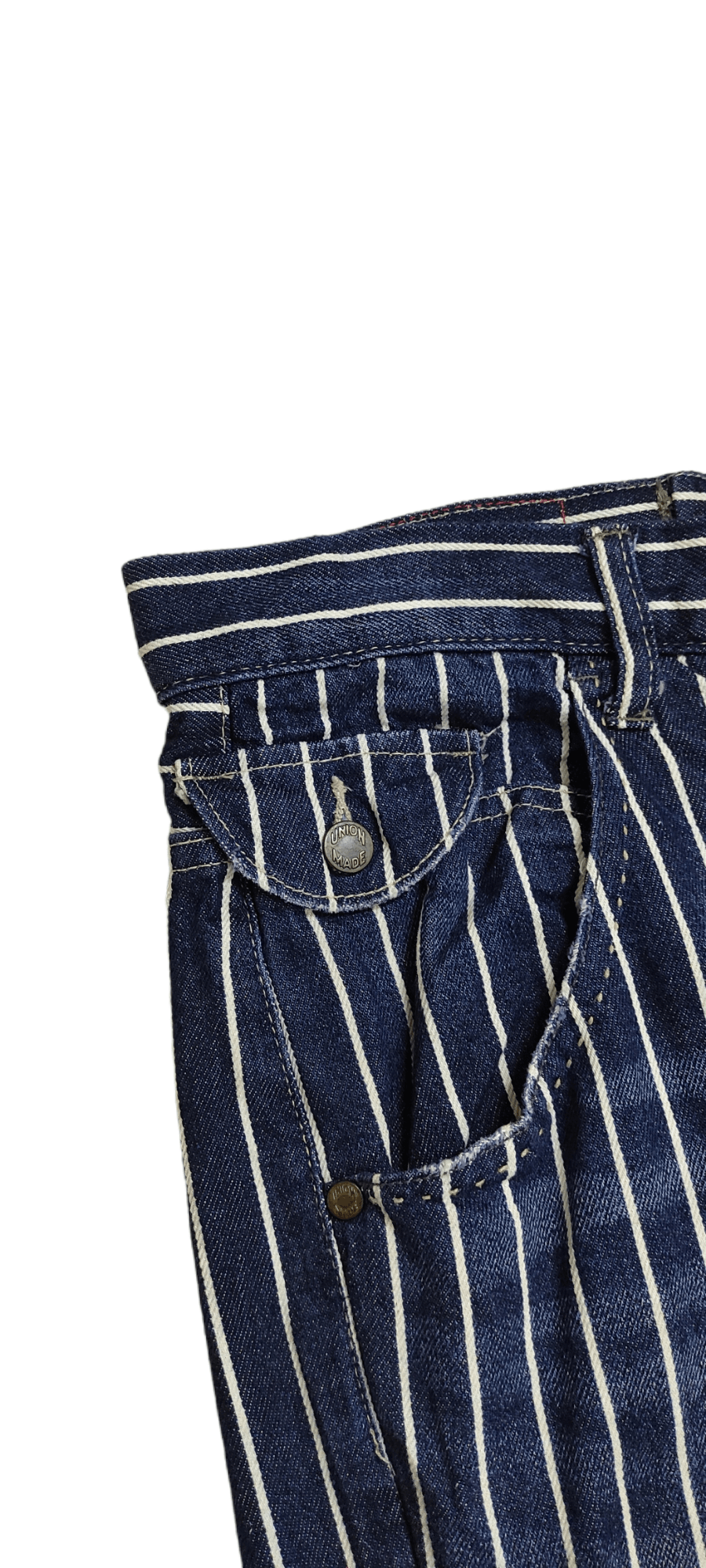 Japanese Brand Cepo Union Made Wabash cropped denim pants Size US 31 - 7 Thumbnail