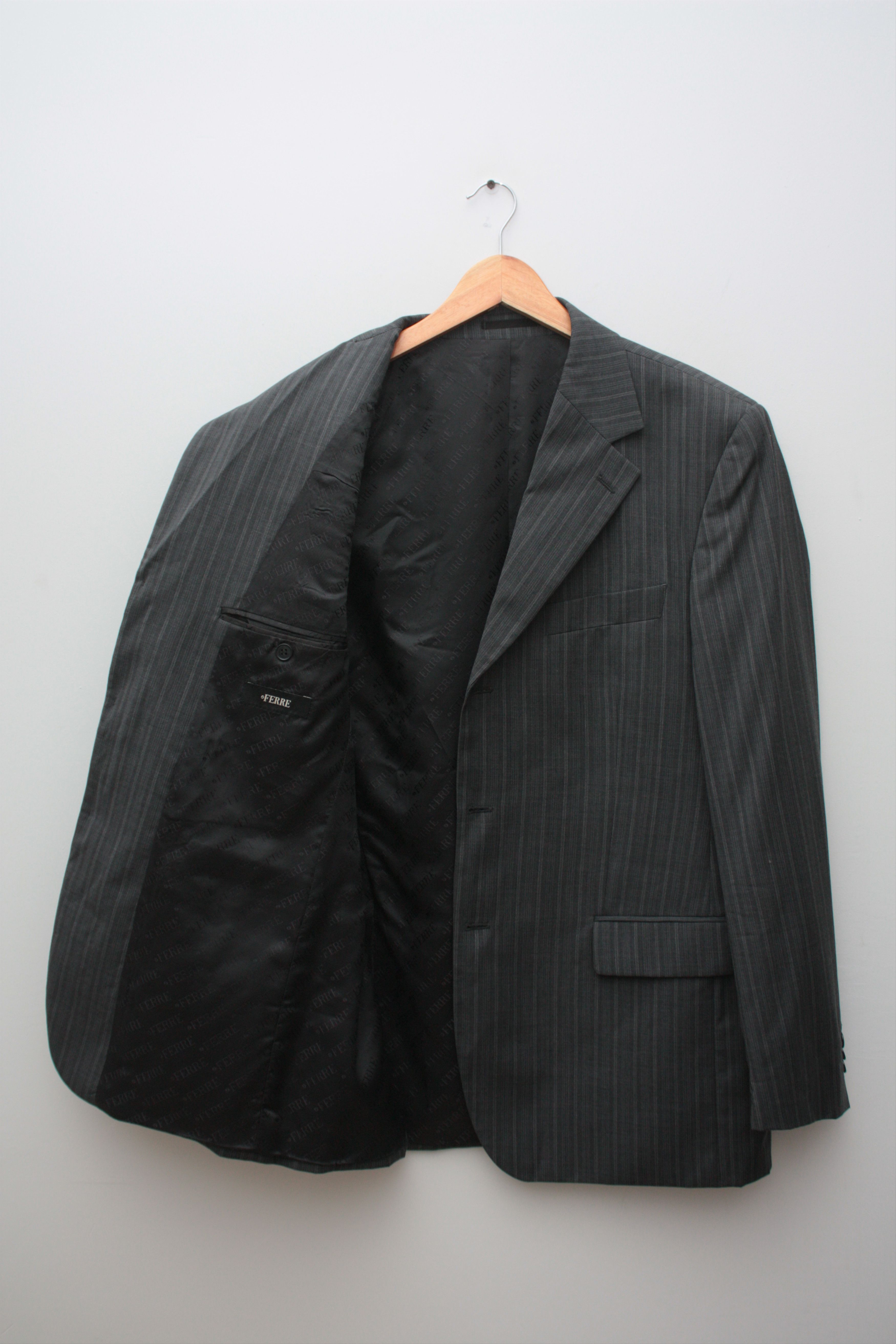 Ferre Gianfranco Ferre Gray Classic Formal Blazer 52 Size 52R - 1 Thumbnail