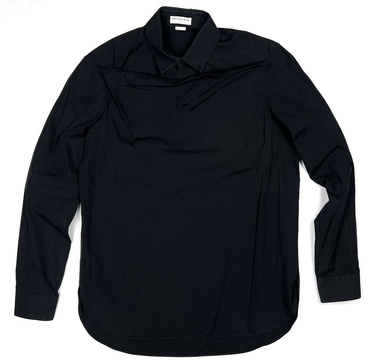 image of Balenciaga Aw13 Shirt in Black, Men's (Size Medium)