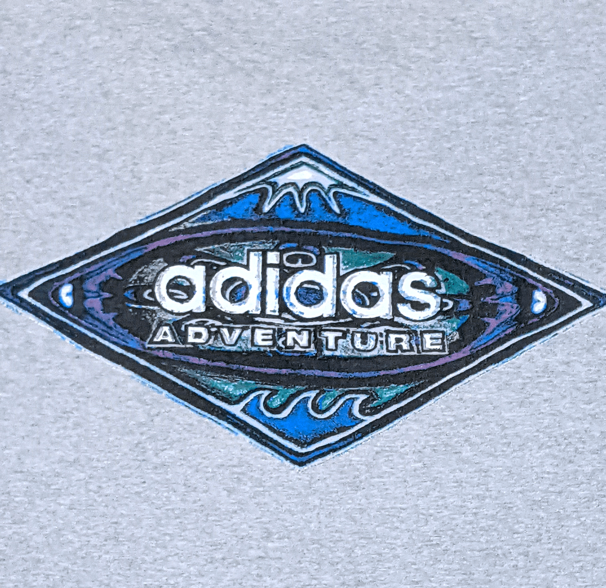 Adidas × Vintage Vintage 90s Adidas Adventure Logo T shirt Size US L / EU 52-54 / 3 - 4 Thumbnail