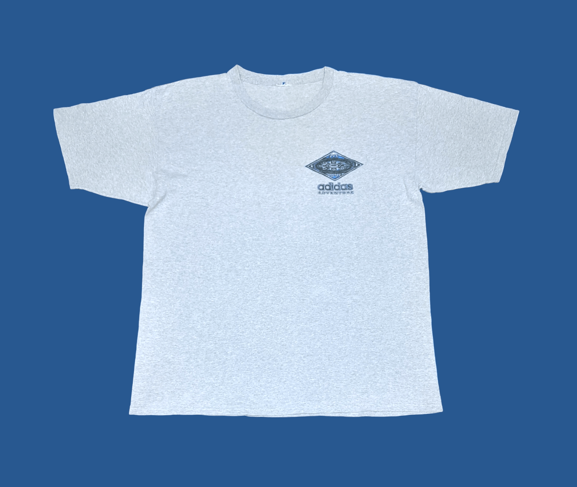 Adidas × Vintage Vintage 90s Adidas Adventure Logo T shirt Size US L / EU 52-54 / 3 - 2 Thumbnail