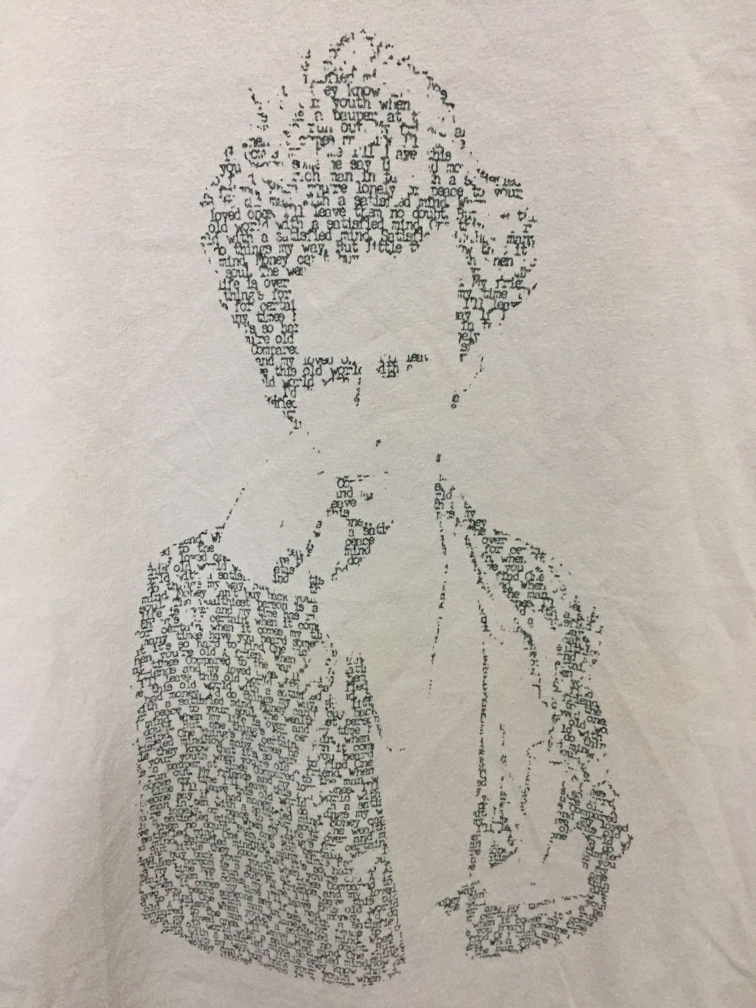 FACTOTUM Limited Edition Archives poem punk word print tee Size US XS / EU 42 / 0 - 4 Thumbnail