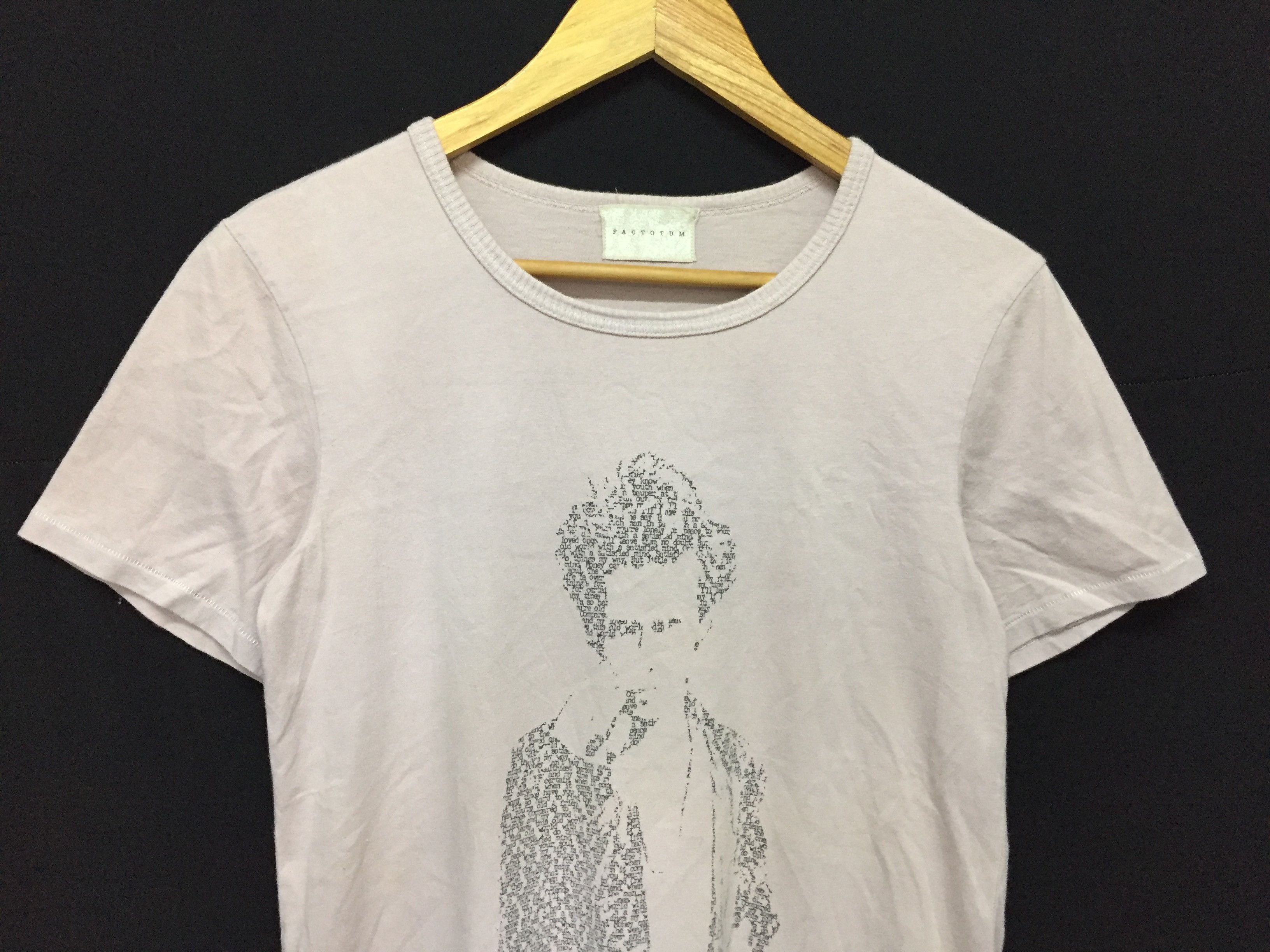 FACTOTUM Limited Edition Archives poem punk word print tee Size US XS / EU 42 / 0 - 3 Thumbnail