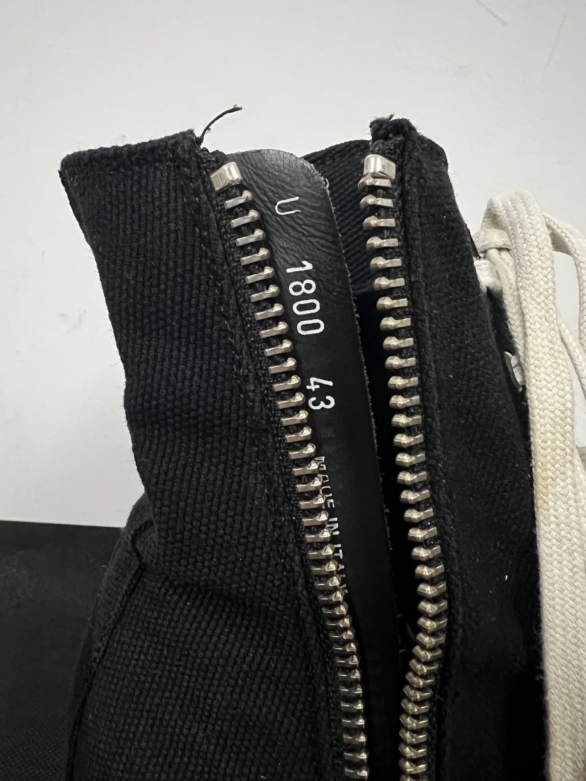 Rick Owens Drkshdw Rick owens drkshdw ramones high top sneakers sz43 Size US 10 / EU 43 - 10 Thumbnail