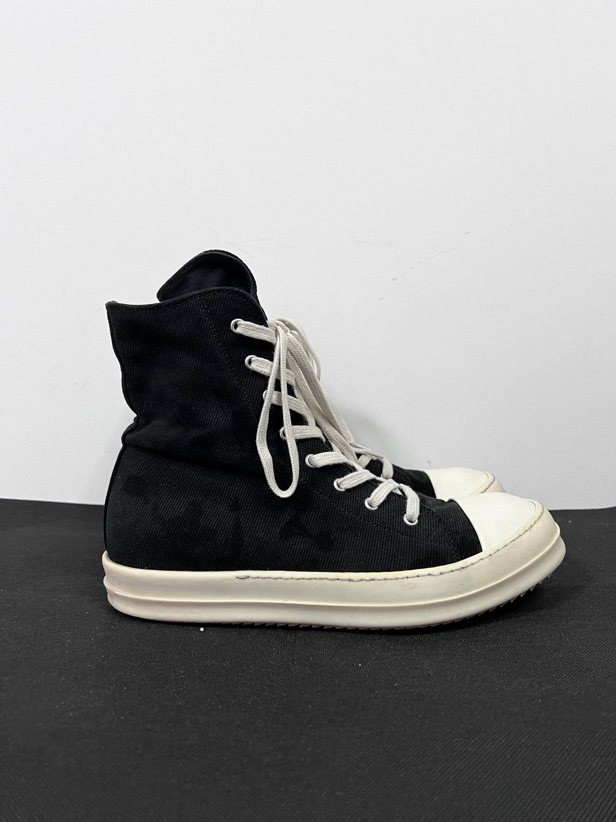 Rick Owens Drkshdw Rick owens drkshdw ramones high top sneakers sz43 Size US 10 / EU 43 - 4 Thumbnail