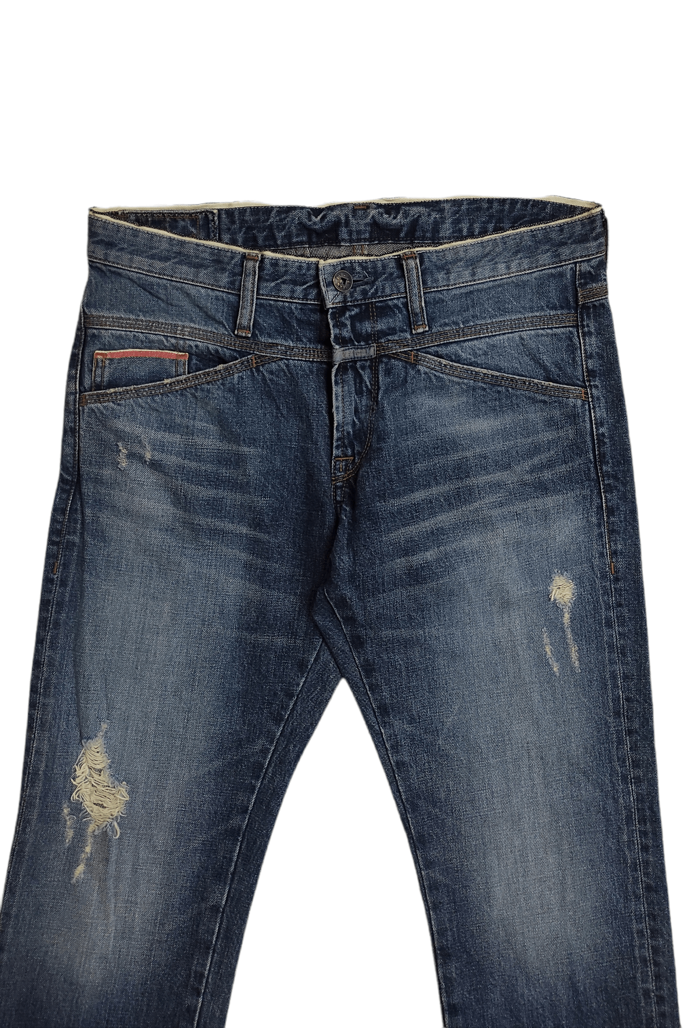 Marithe + Francois Girbaud Archive LE JEANS DE MARITHE FRANCOIS GIRBAUD Selvedge Jeans Size US 32 / EU 48 - 10 Thumbnail