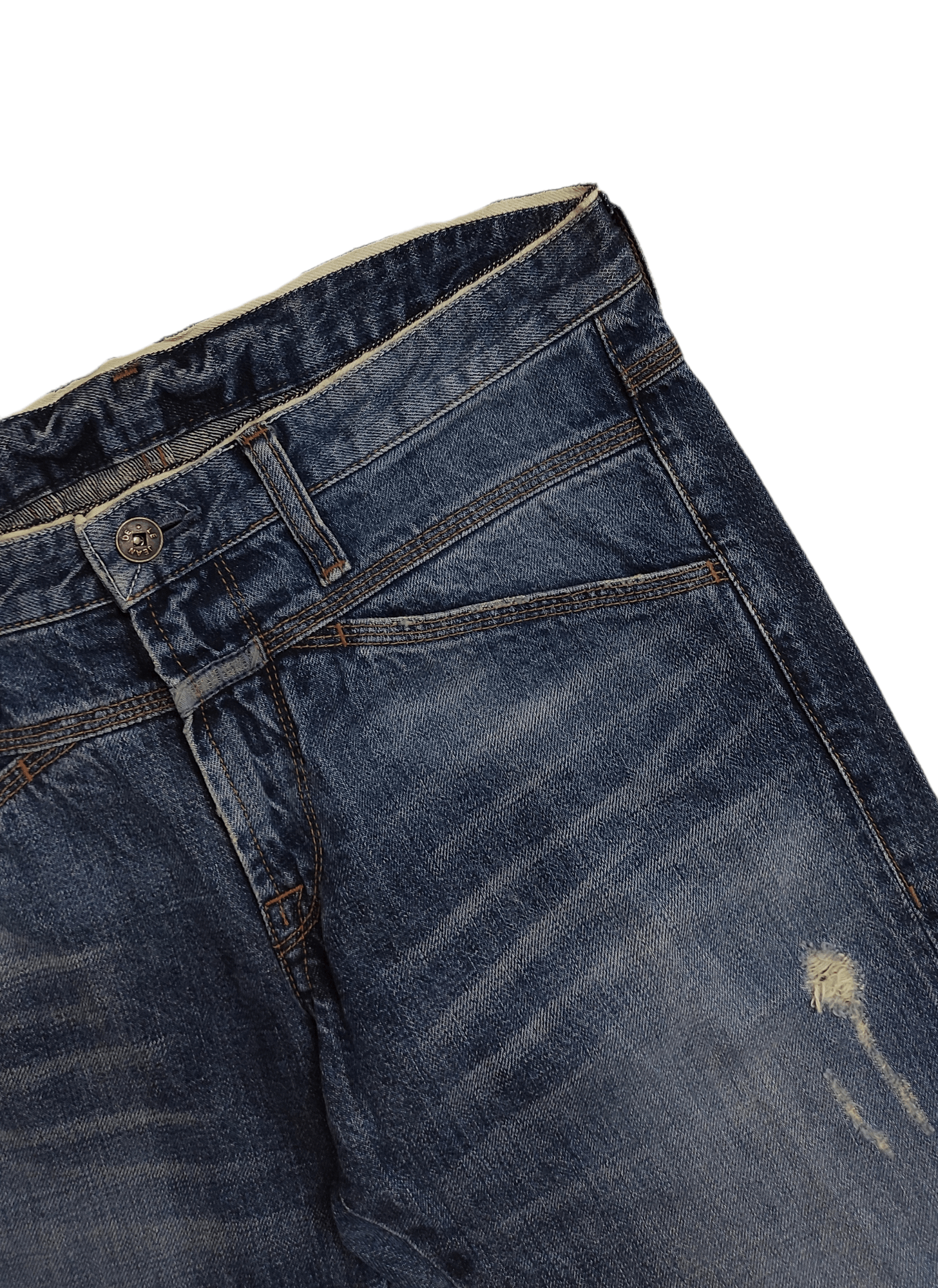 Marithe + Francois Girbaud Archive LE JEANS DE MARITHE FRANCOIS GIRBAUD Selvedge Jeans Size US 32 / EU 48 - 12 Thumbnail