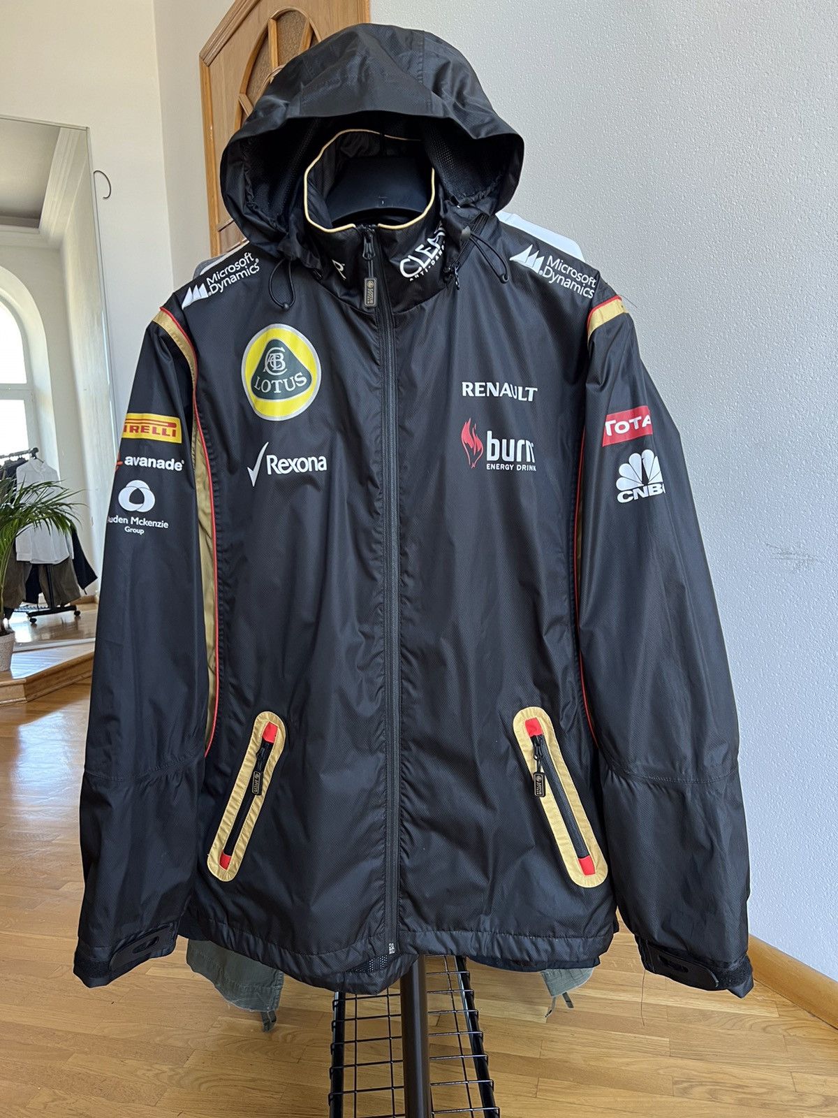 Other Classic Team Lotus Big Logo Patches Raincoat racing jacket | Grailed